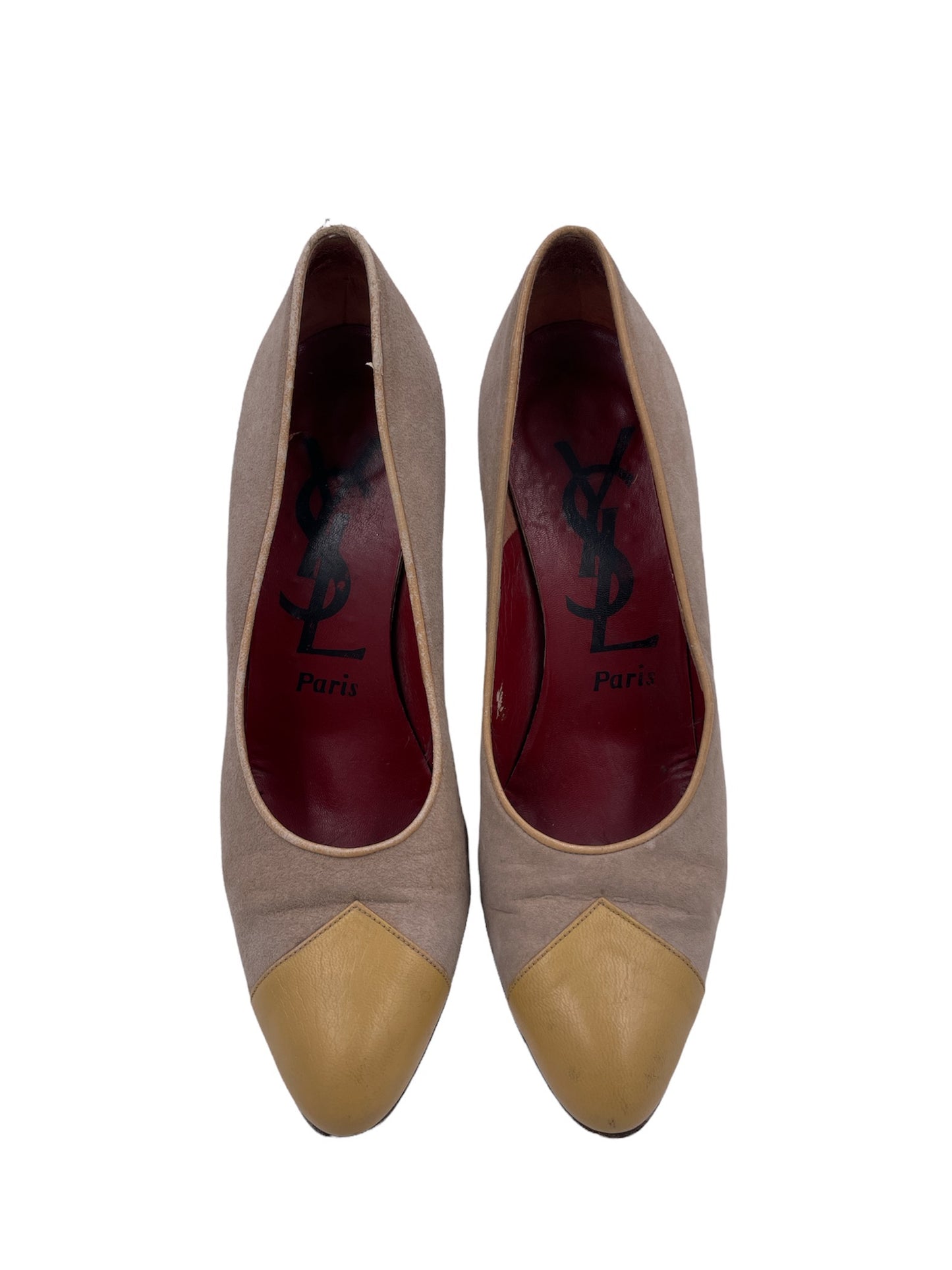 Yves Saint Laurent Suede Pumps - The Kit Vintage