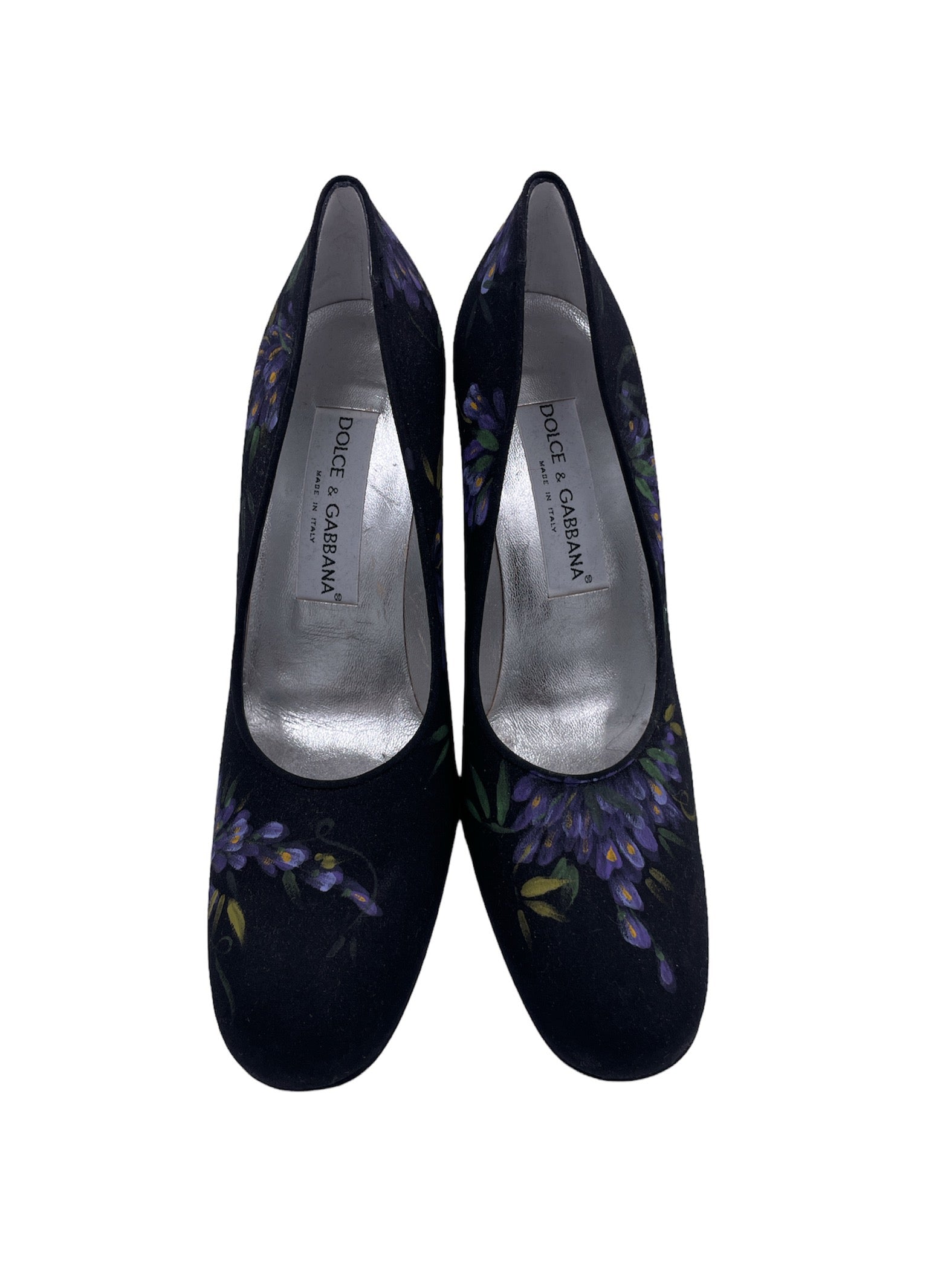 Dolce & Gabbana Floral Round Toe Pump - The Kit Vintage
