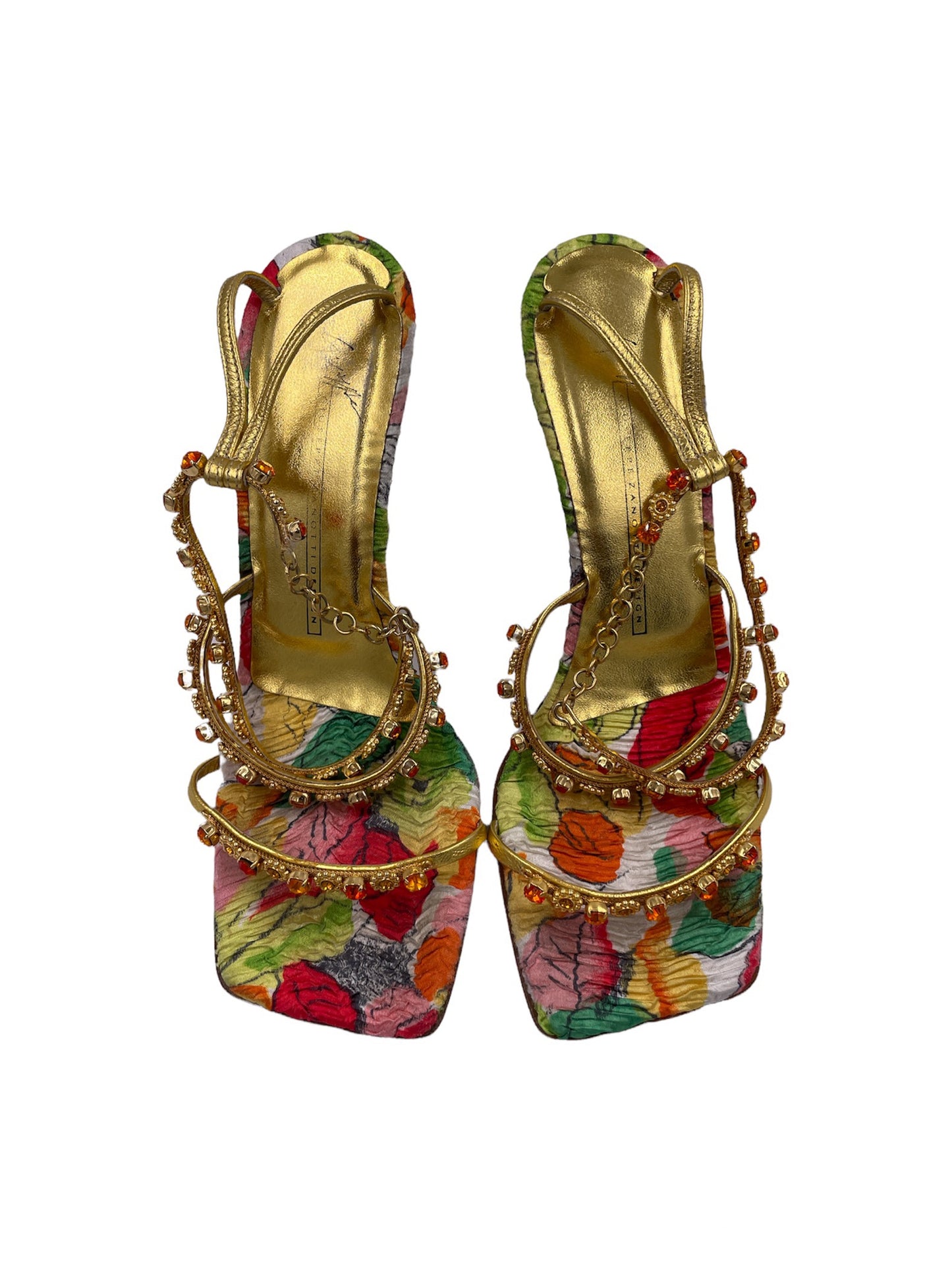 Giuseppe Zanotti Crystal Strap heel - The Kit Vintage