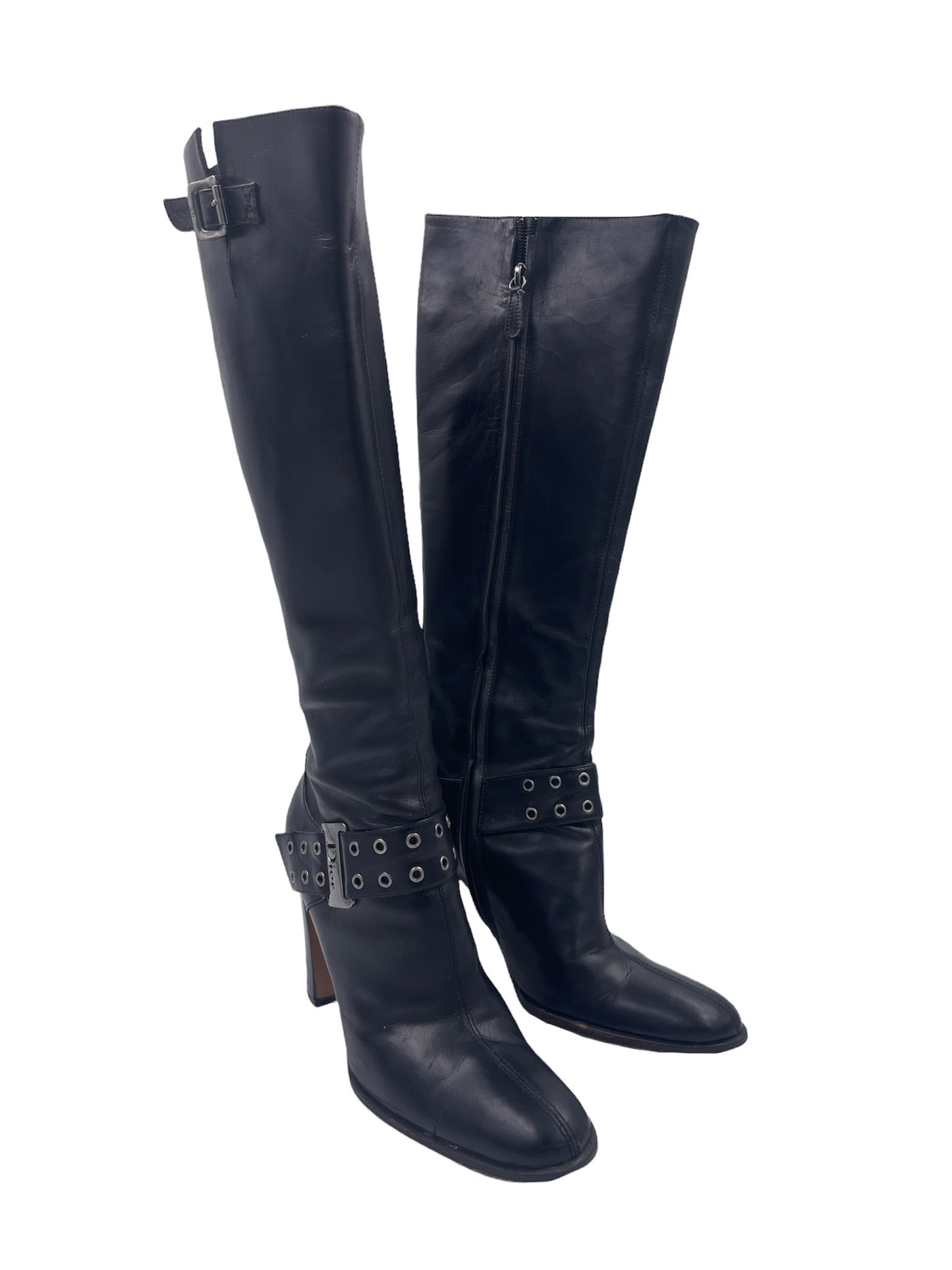 Dior Knee-High Studded Boot - The Kit Vintage