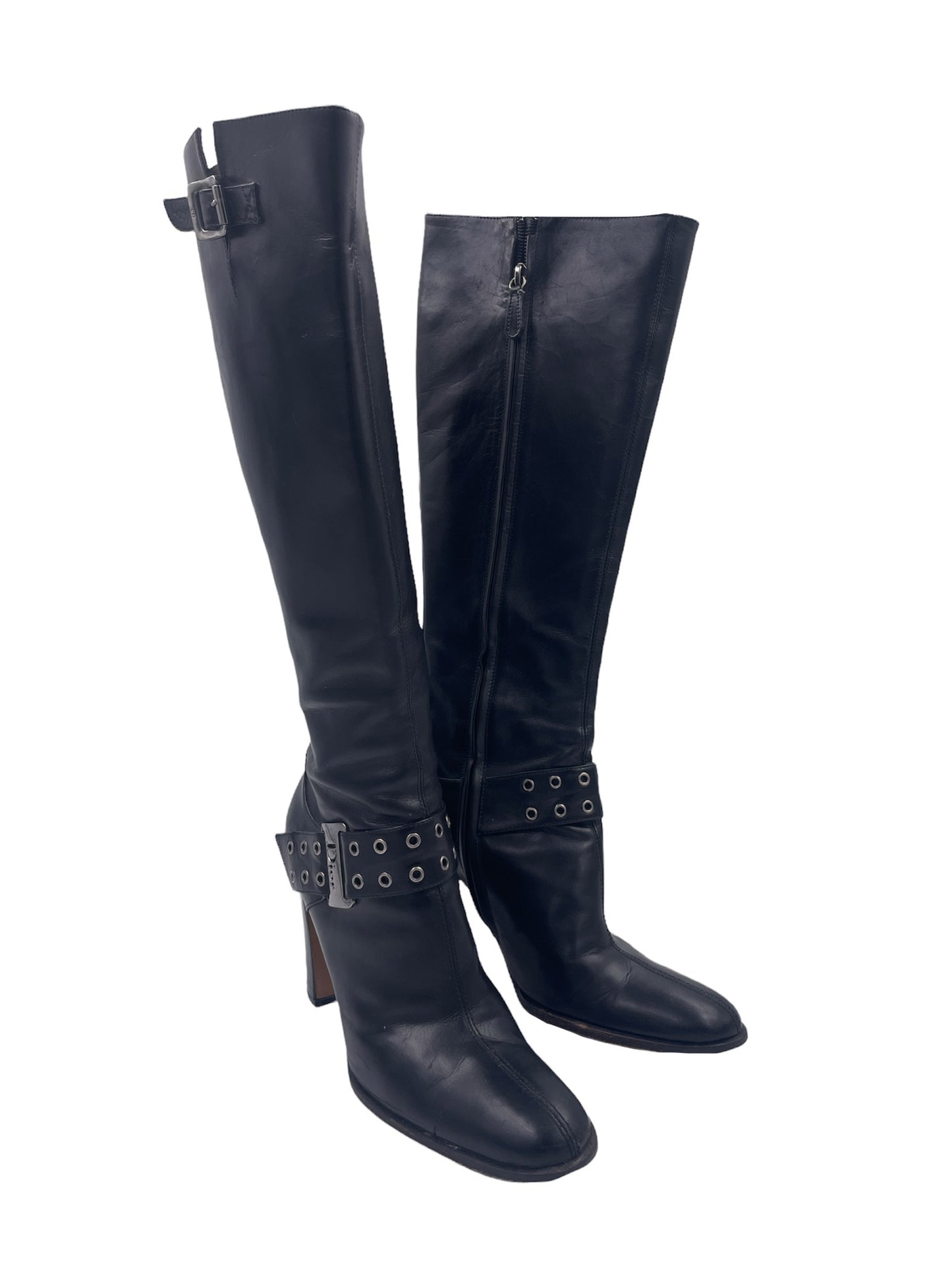 Dior Knee-High Studded Boot