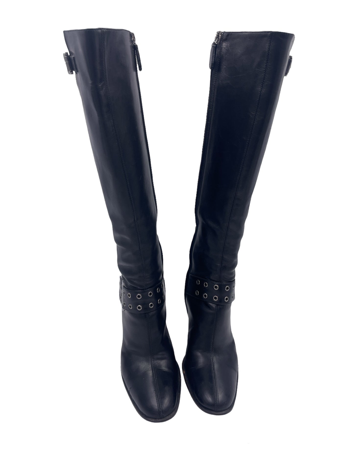 Dior Knee-High Studded Boot - The Kit Vintage
