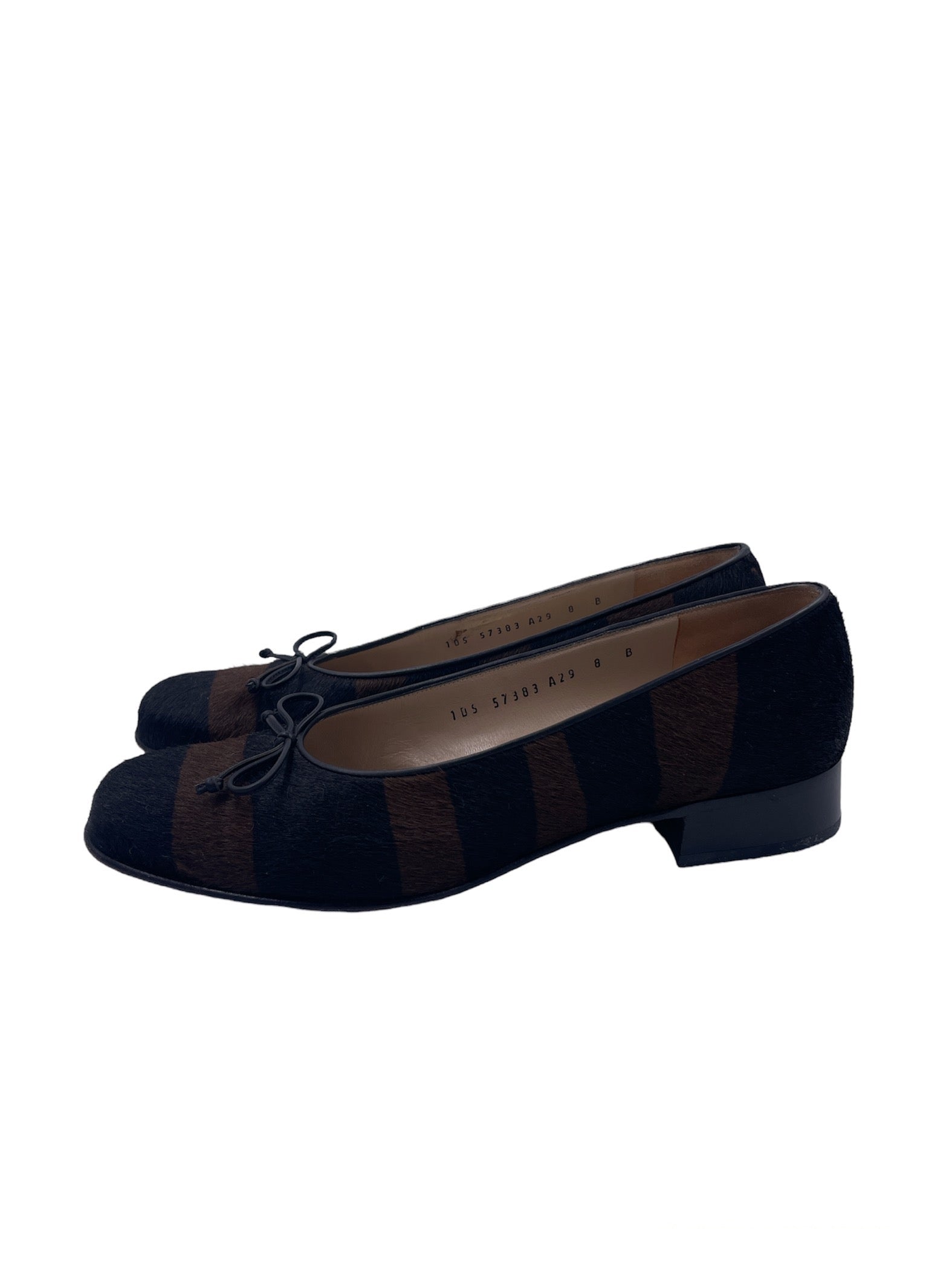 Salvatore Ferragamo Striped Shoe - The Kit Vintage