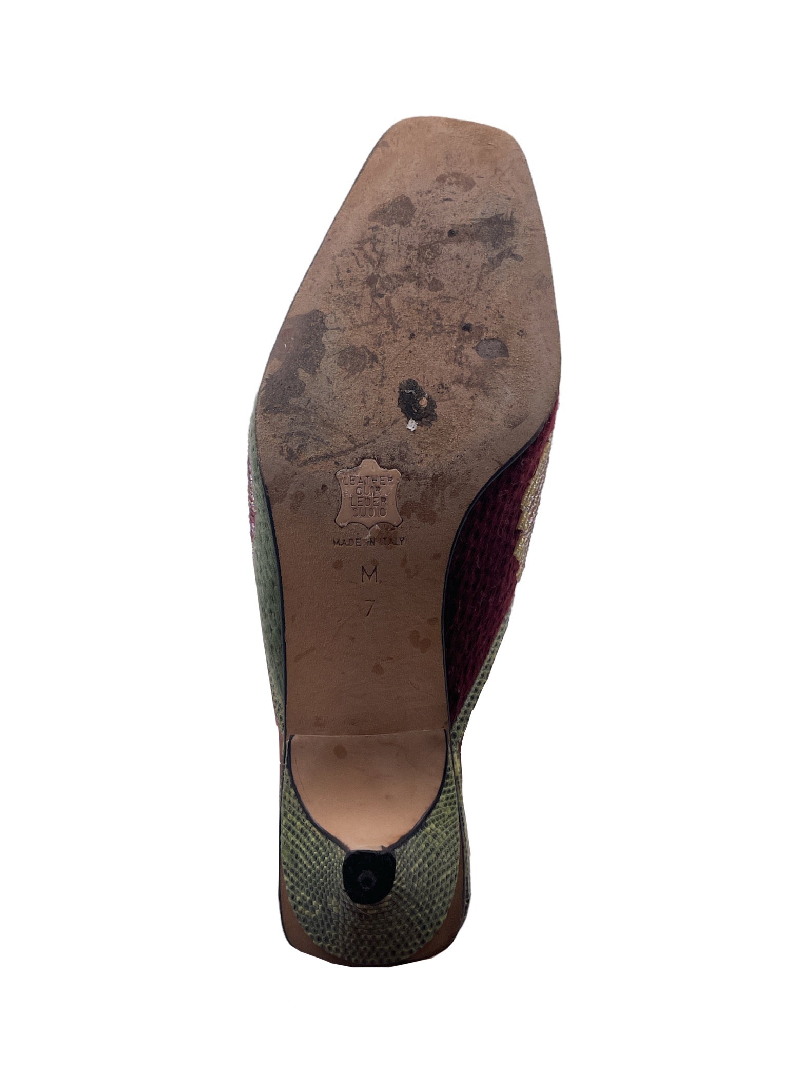 Fendi Beaded And Knit Slide - The Kit Vintage