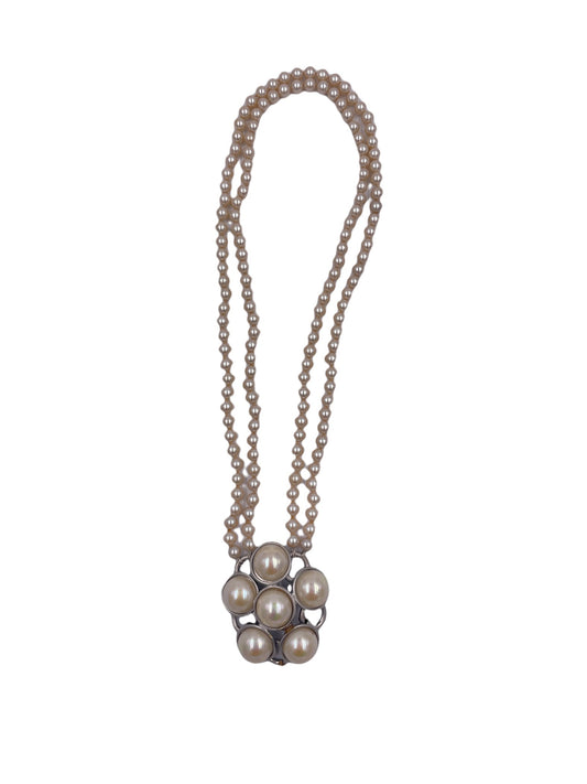Laura Vogel Multi Pearl Necklace - The Kit Vintage