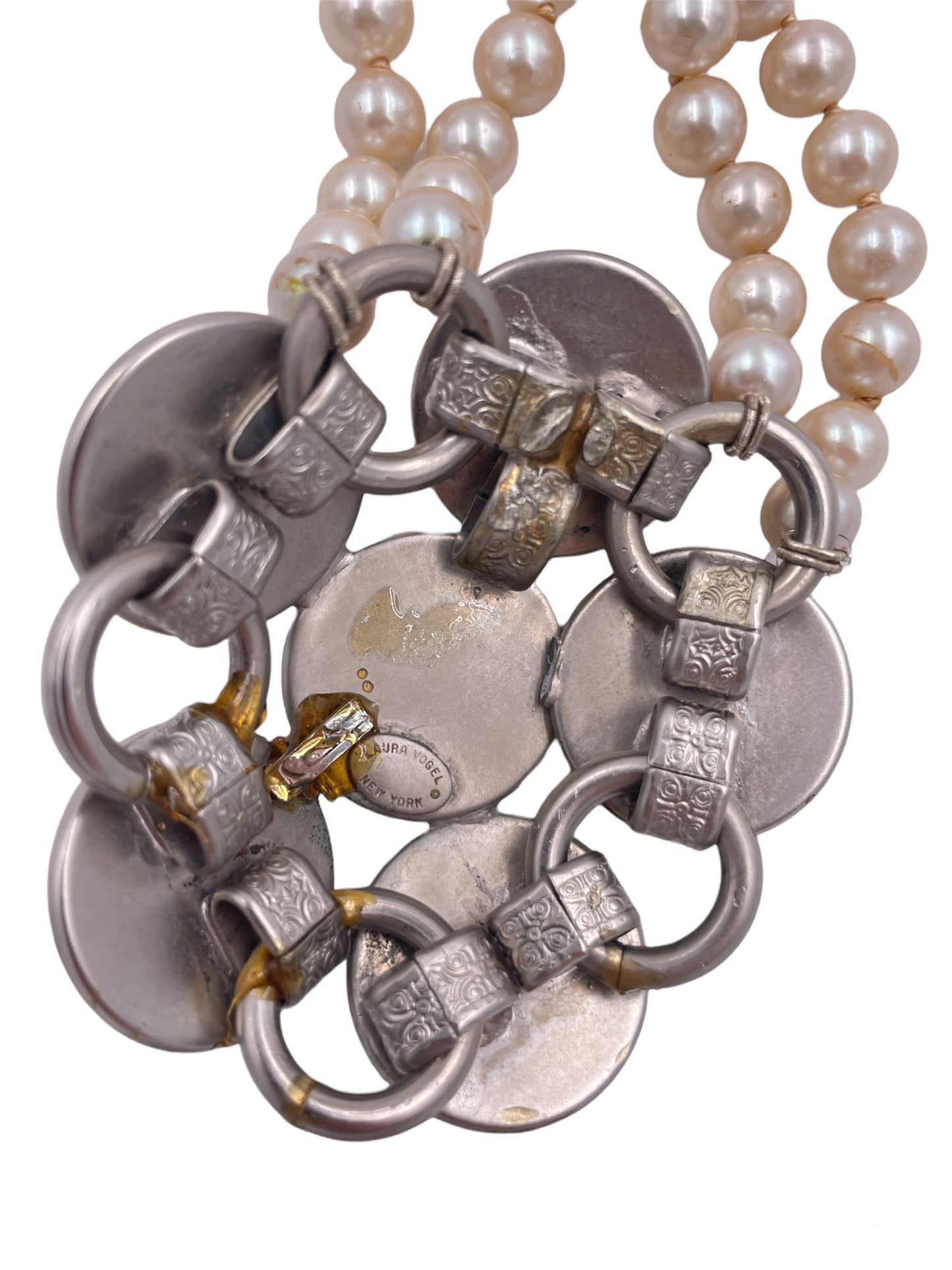 Laura Vogel Multi Pearl Necklace - The Kit Vintage