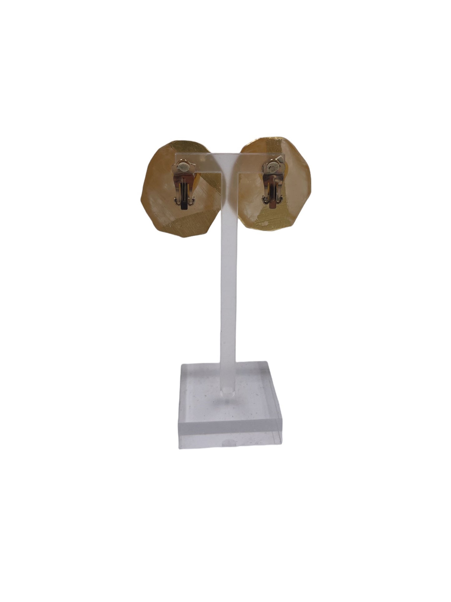 Gold Rock Clip Earring - The Kit Vintage