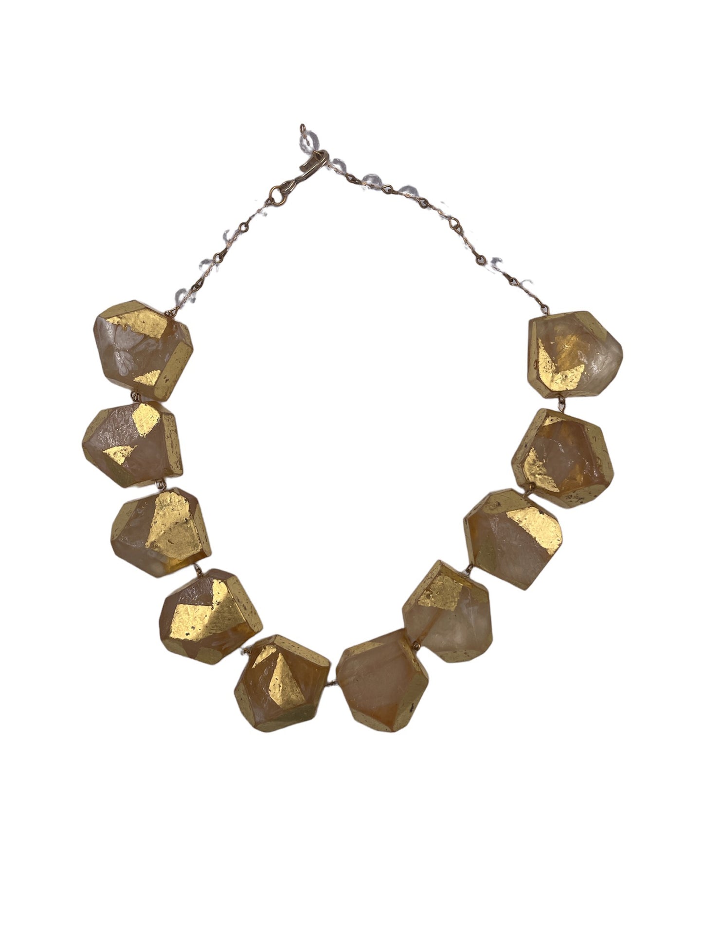 Gold Rock Necklace