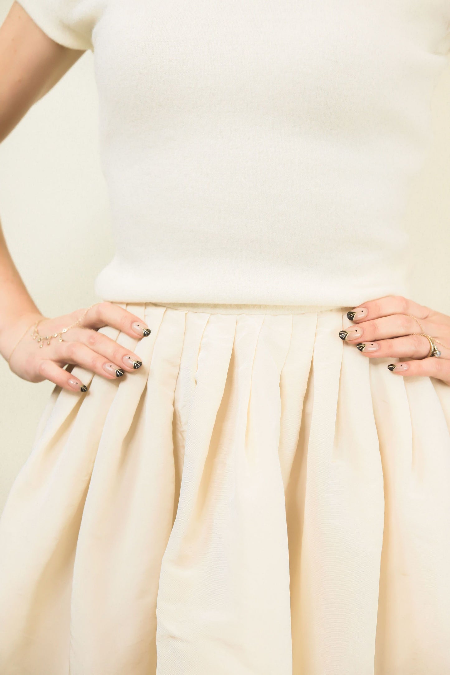 Heidi Weisel Knit & Taffeta Dress