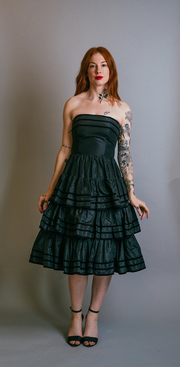 Yves Saint Laurent Strapless Cocktail Dress - The Kit Vintage