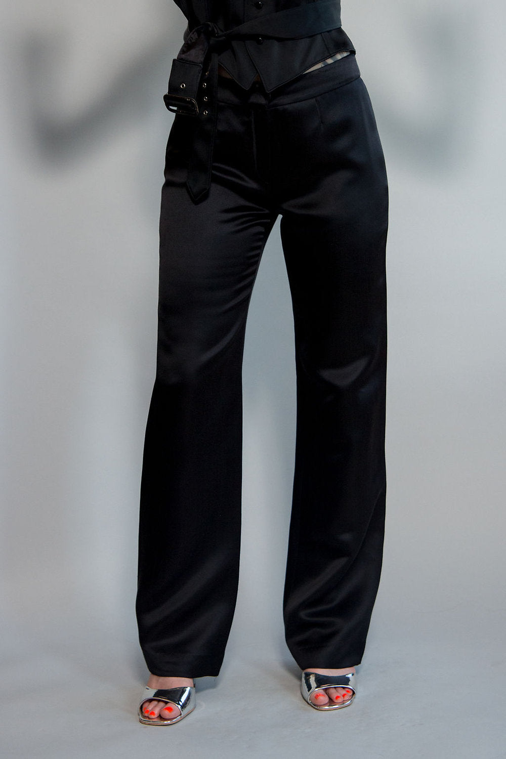 Oscar de la Renta Satin Pants