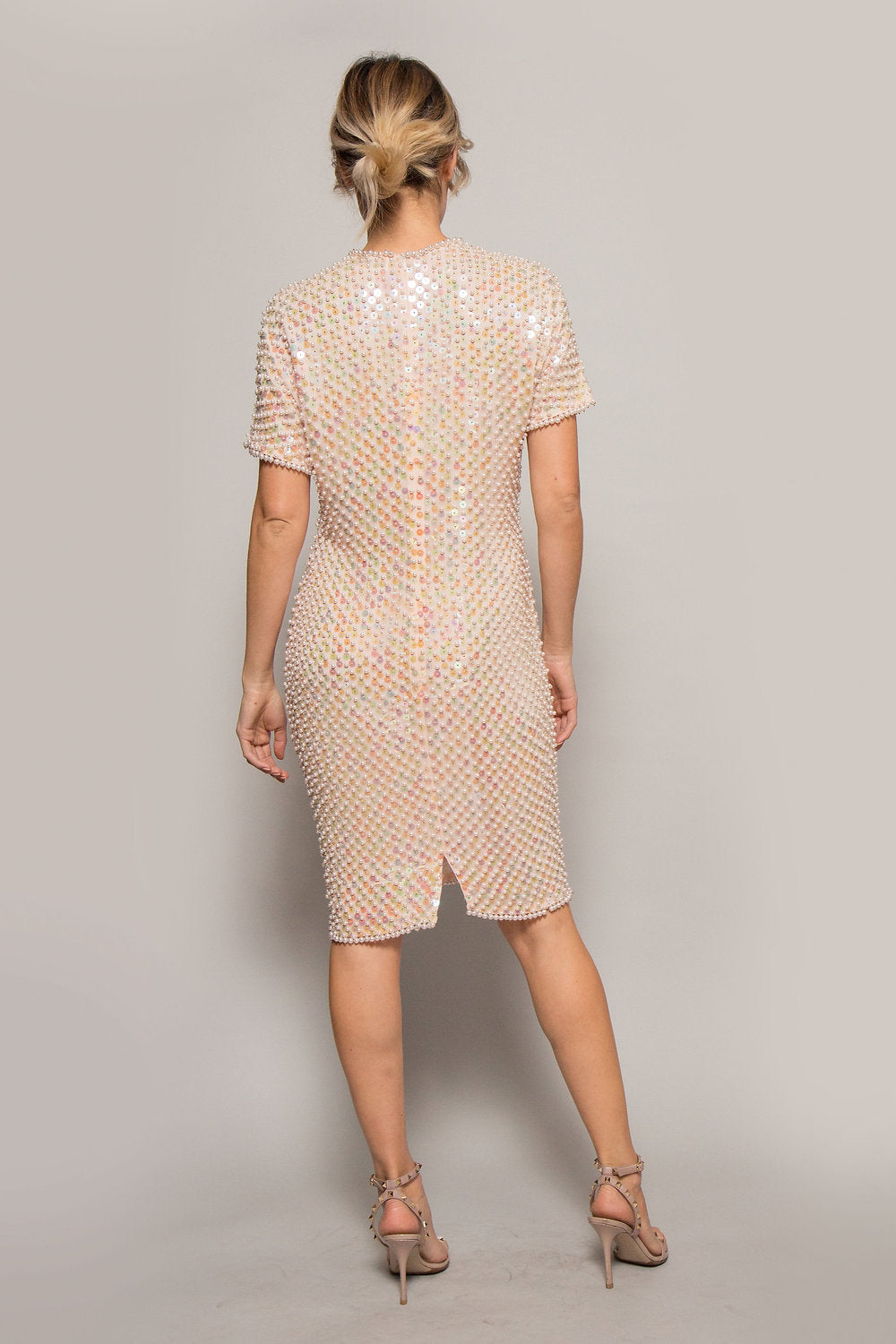 Pearl and Silk Cocktail Dress - The Kit Vintage