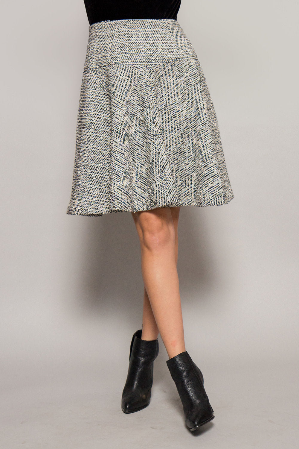 1980's Oscar De La Renta Tweed Skirt - The Kit Vintage