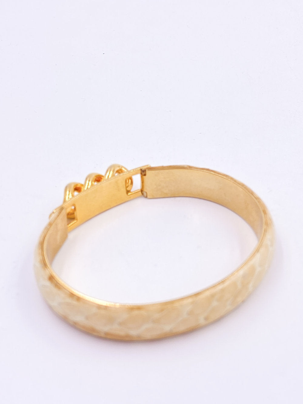 Vita Snakeskin Bangle Bracelet - The Kit Vintage