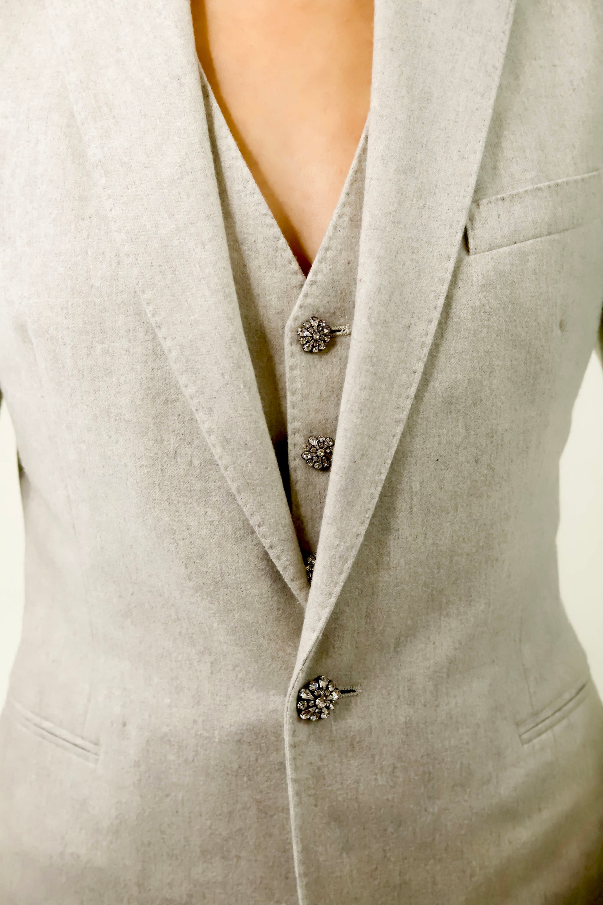 Ralph Lauren Gray 3 Piece Suit - The Kit Vintage