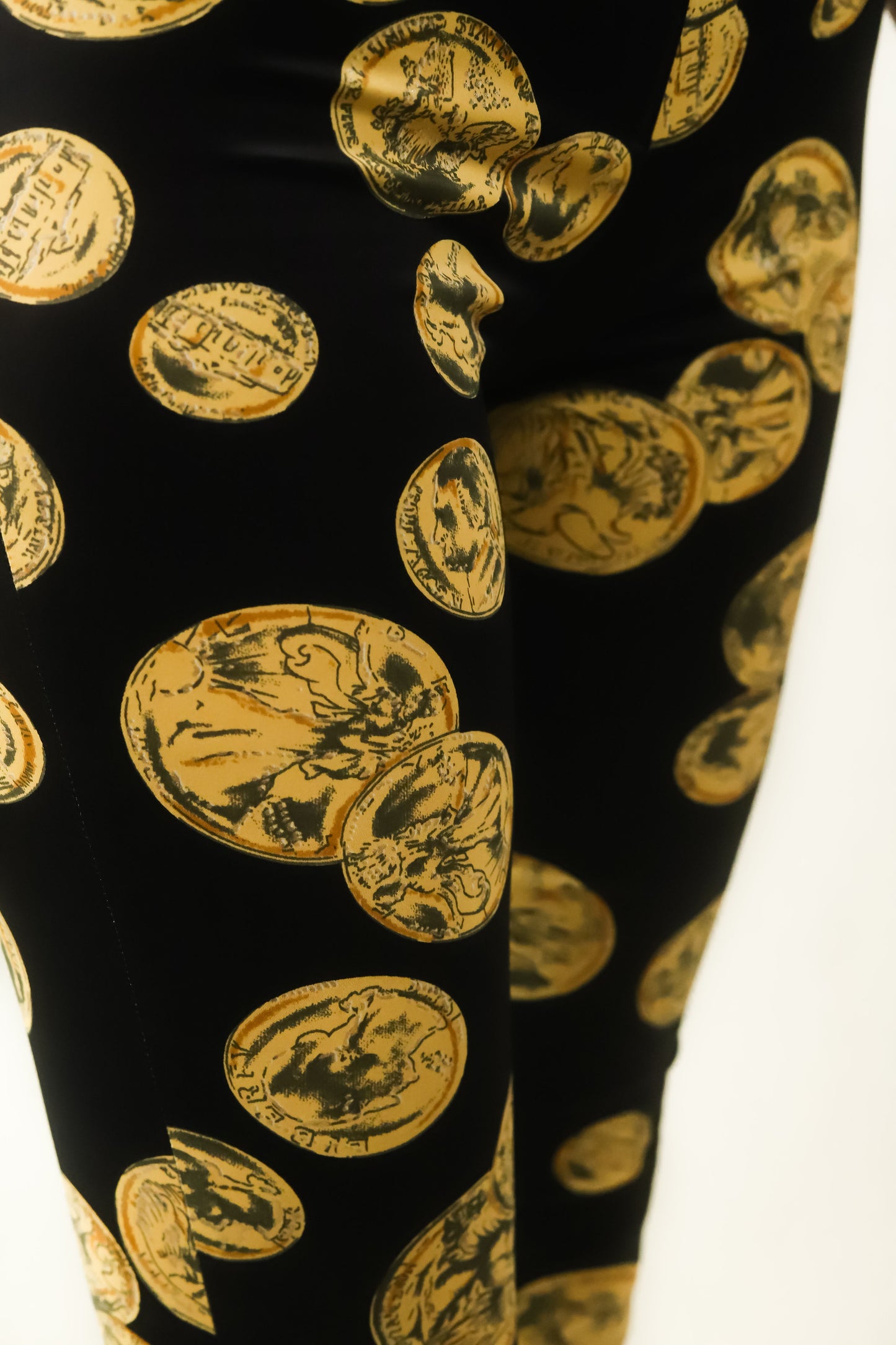 D&G Satin Coin Print Pants