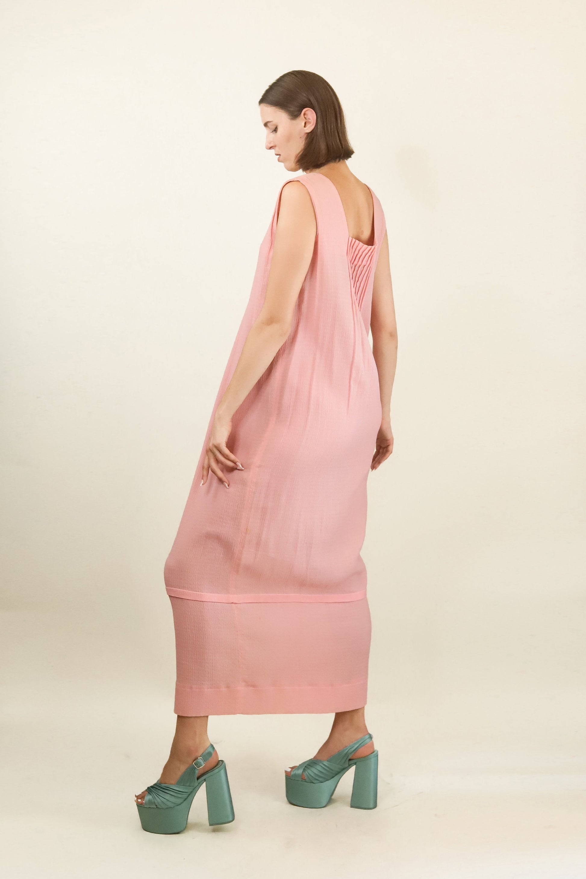 Courreges Pink Gauze Dress - The Kit Vintage