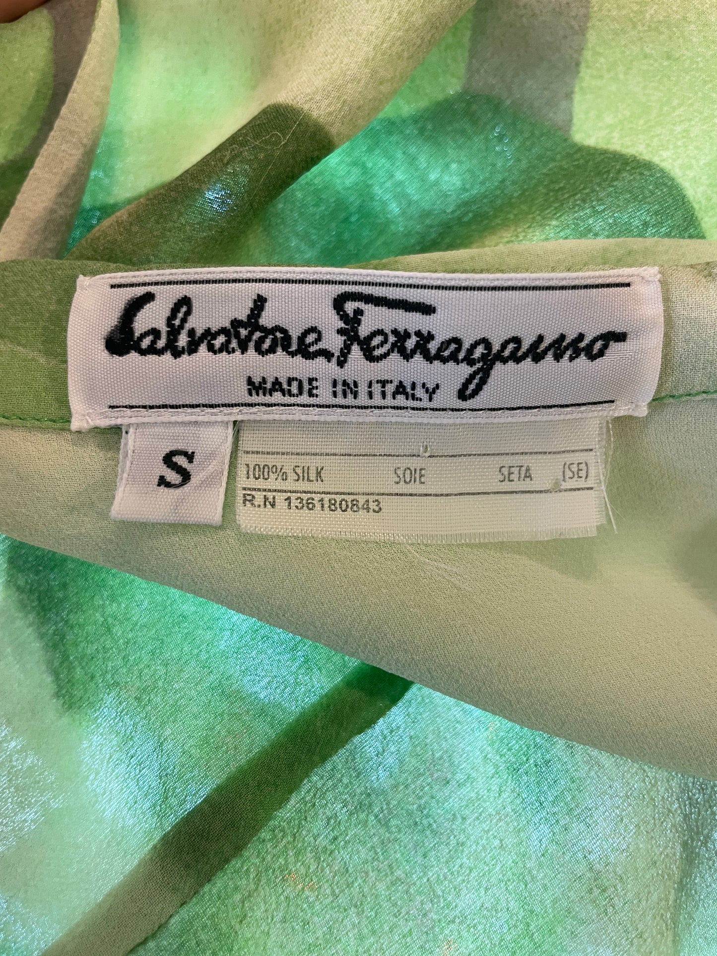 Salvatore Ferragamo Printed Blouse - The Kit Vintage