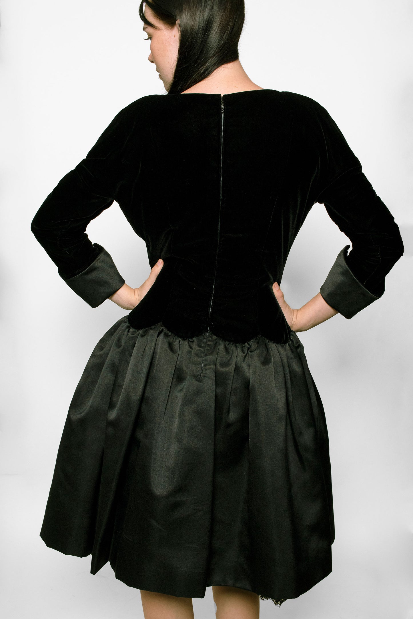 Oscar De La Renta Black Bow Cocktail Dress - The Kit Vintage