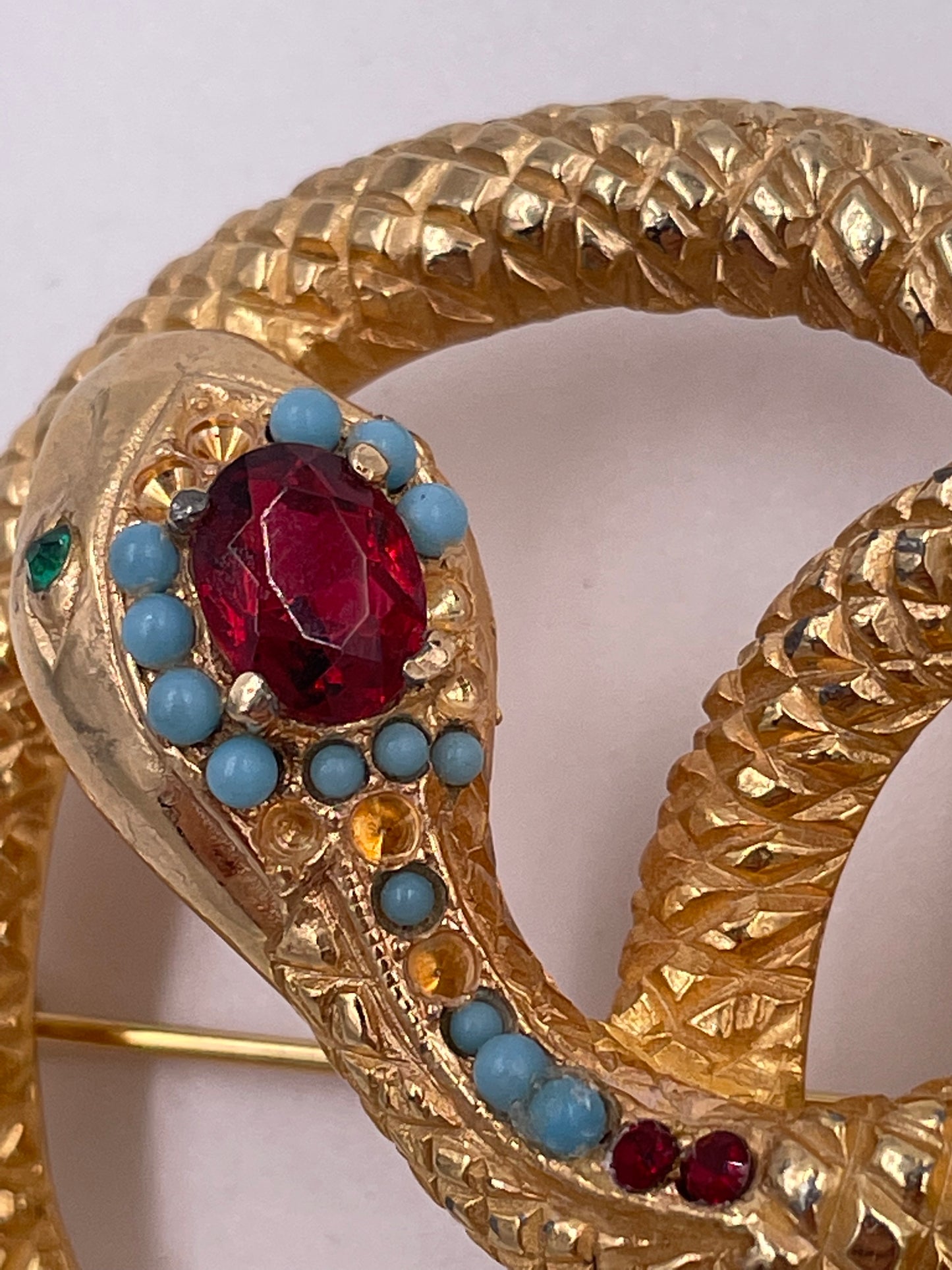 Castlecliff Snake Brooch - The Kit Vintage