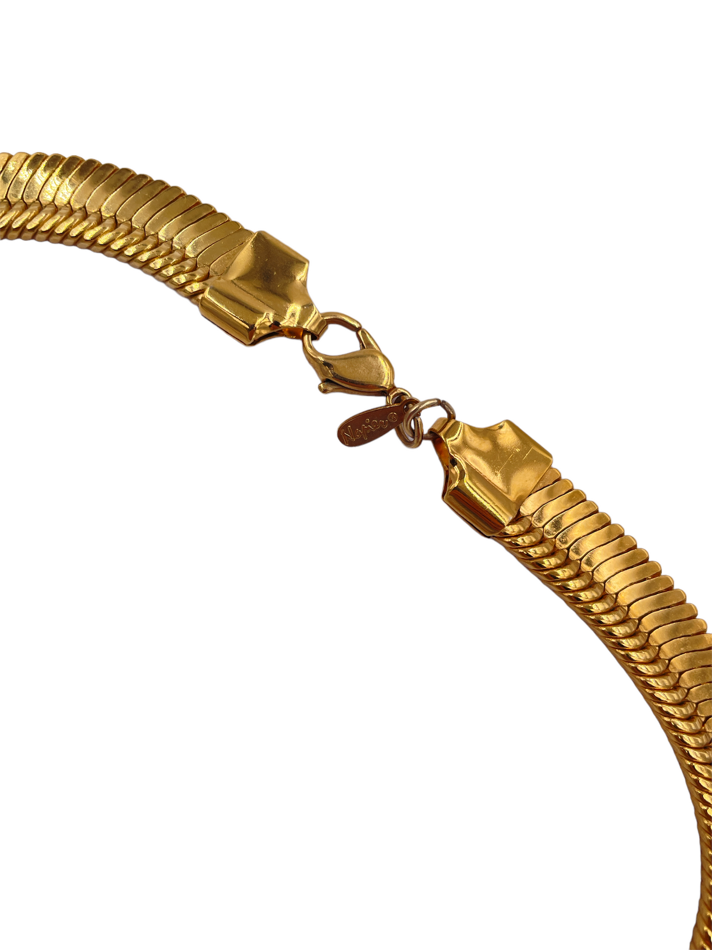 Napier Gold Link Necklace - The Kit Vintage