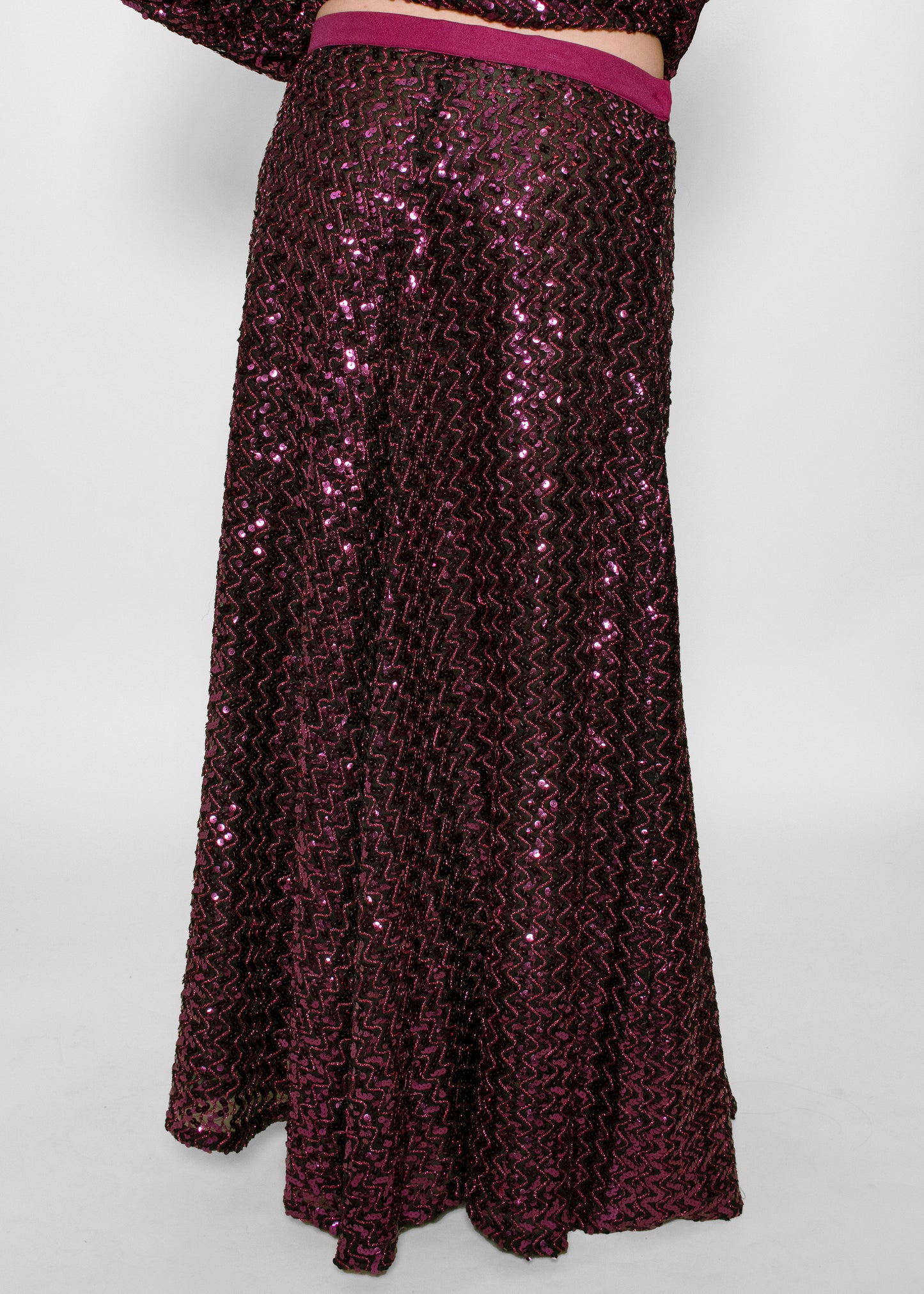 Mr Blackwell Sequin Skirt set - The Kit Vintage