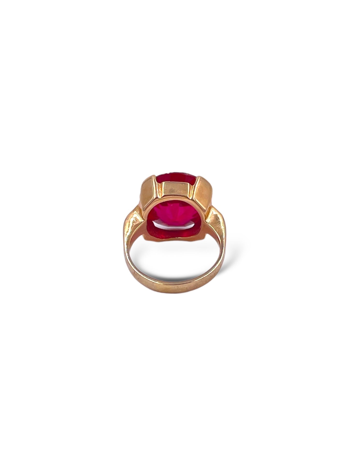 Ruby Cocktail Ring - The Kit Vintage