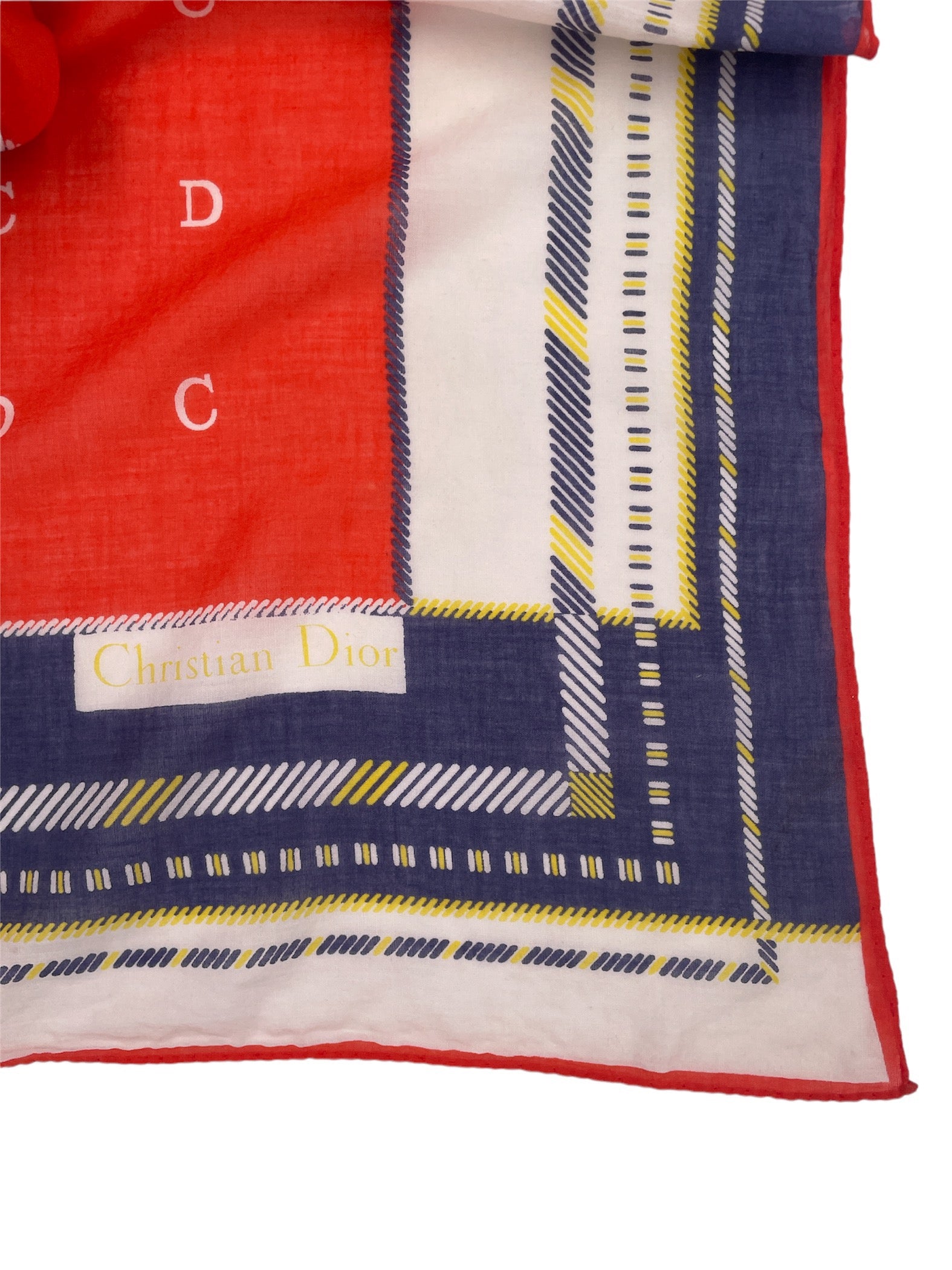 Christian Dior Orange Scarf - The Kit Vintage