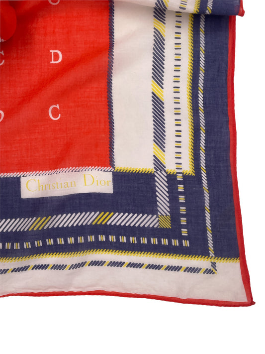 Christian Dior Orange Scarf - The Kit Vintage