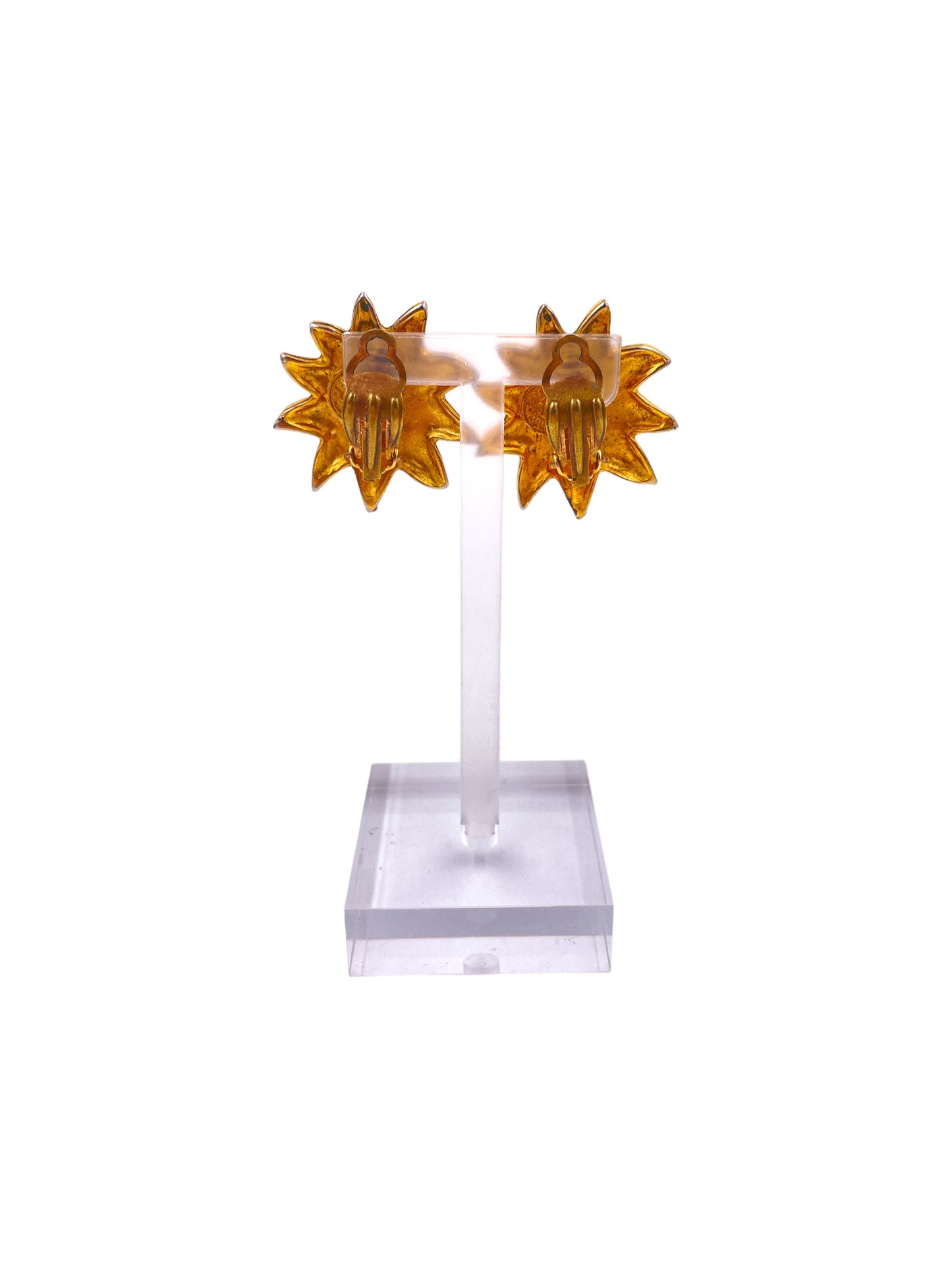 French Lapis Style Star Earrings - The Kit Vintage
