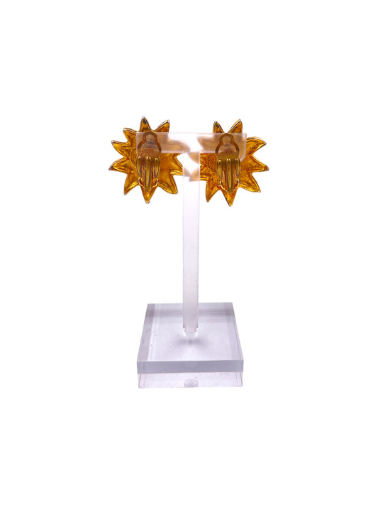 French Lapis Style Star Earrings - The Kit Vintage