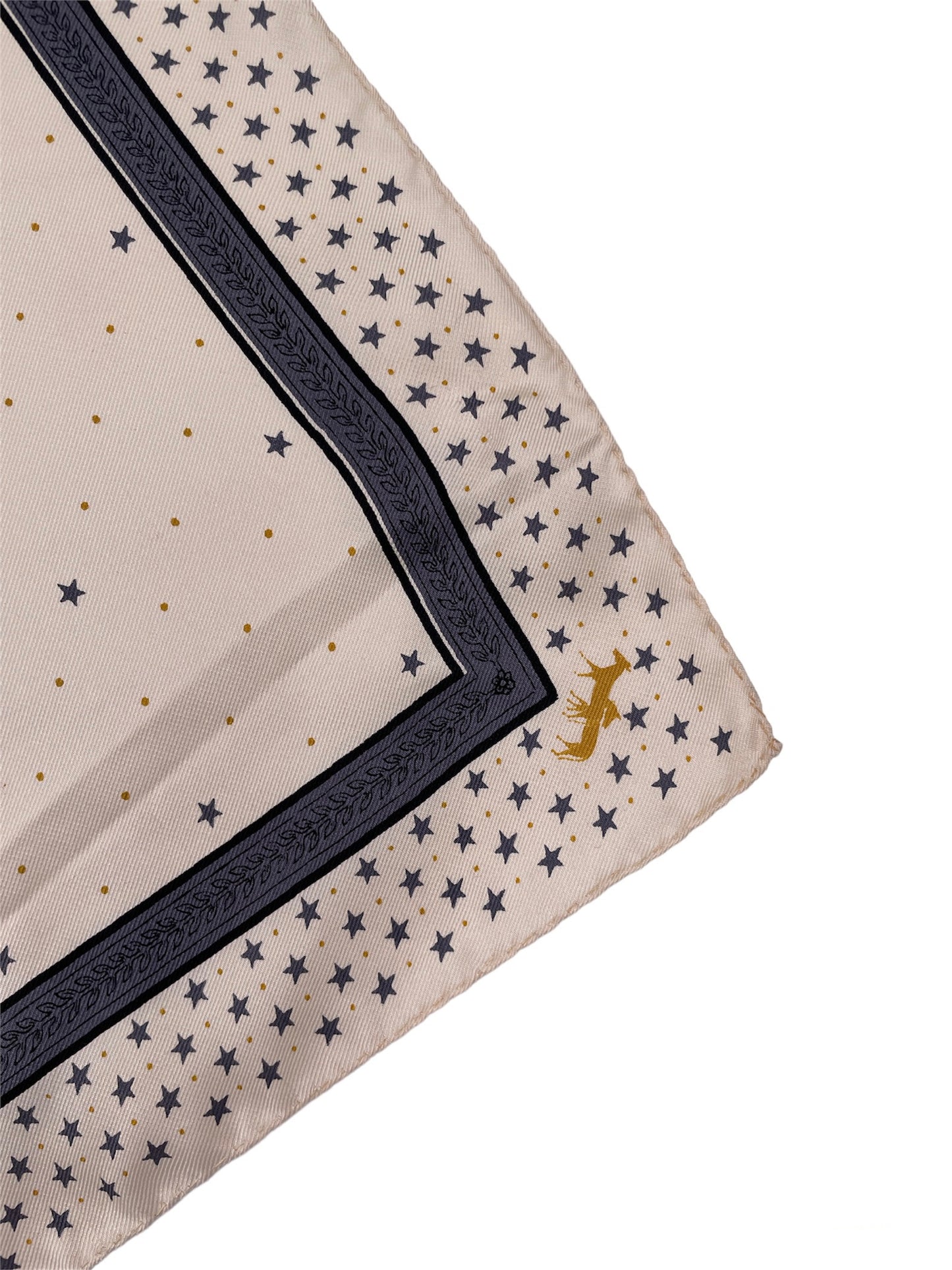 Bronzini Star and Horse Print Scarf
