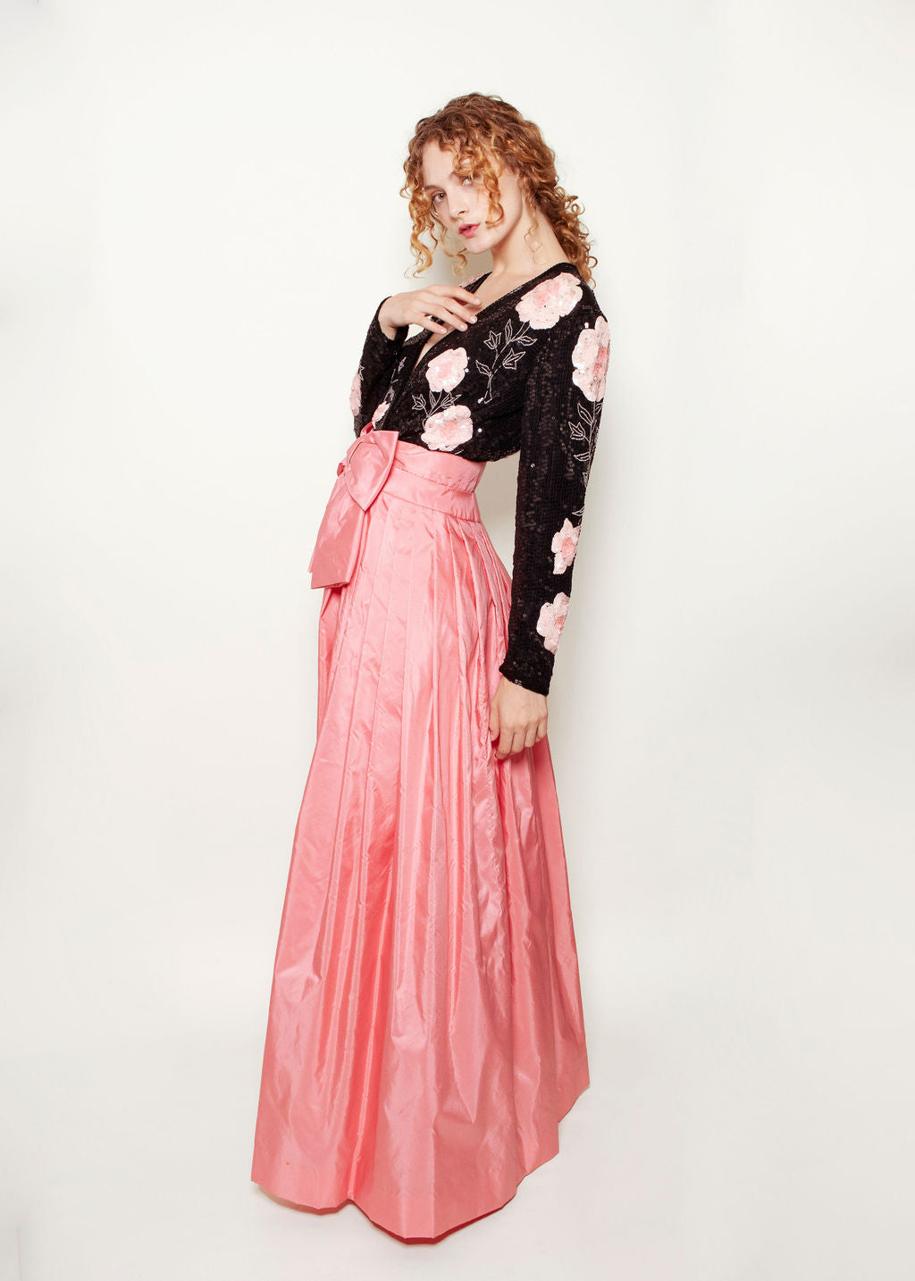 Lillie Rubin Sequin & Taffeta Gown - The Kit Vintage