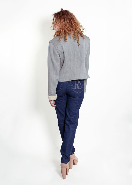Escada Dark Denim Pants - The Kit Vintage
