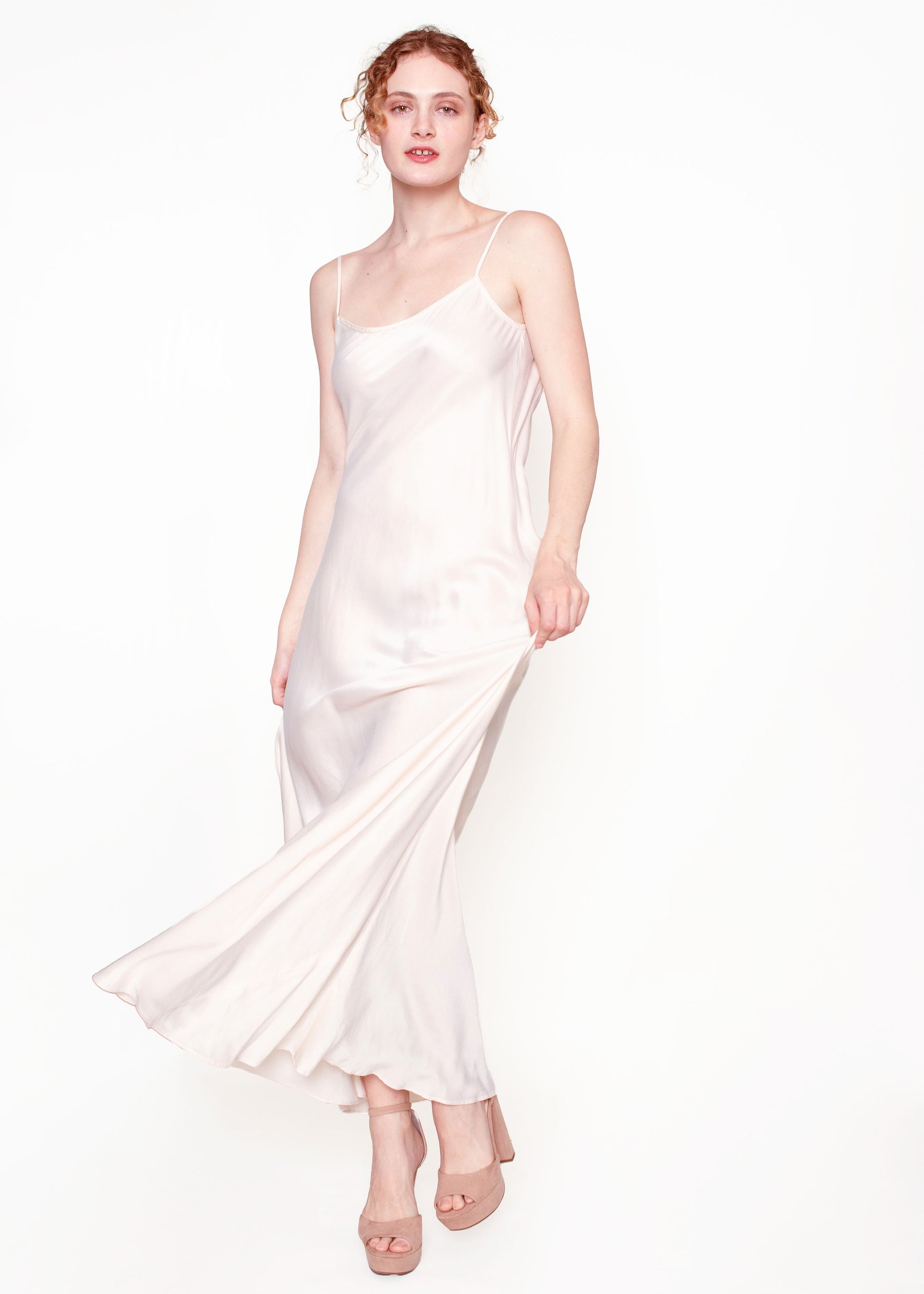 Jane Booke Lavender Low Back Dress - The Kit Vintage