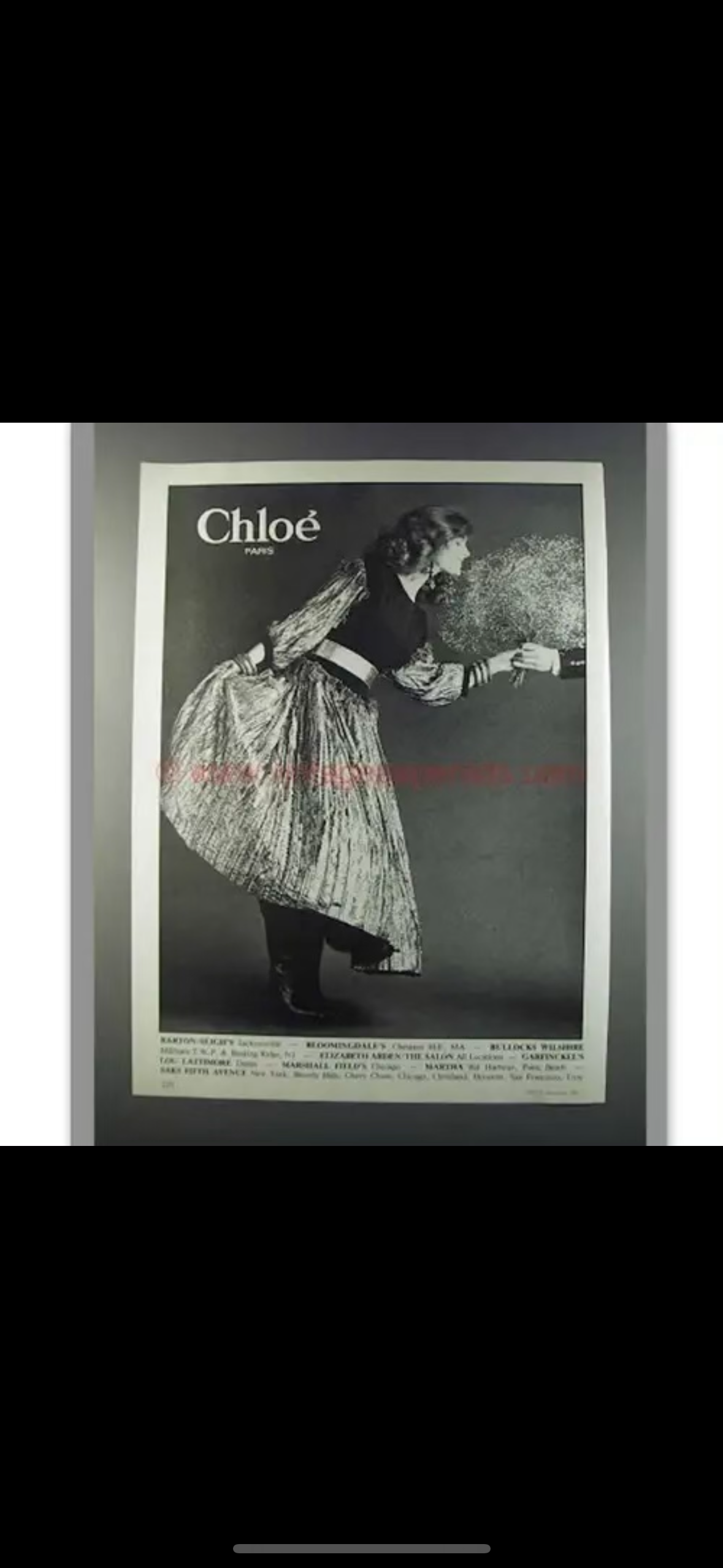 Karl Lagerfeld for Chloe 1981 Black & Liquid Gold Dress - The Kit Vintage