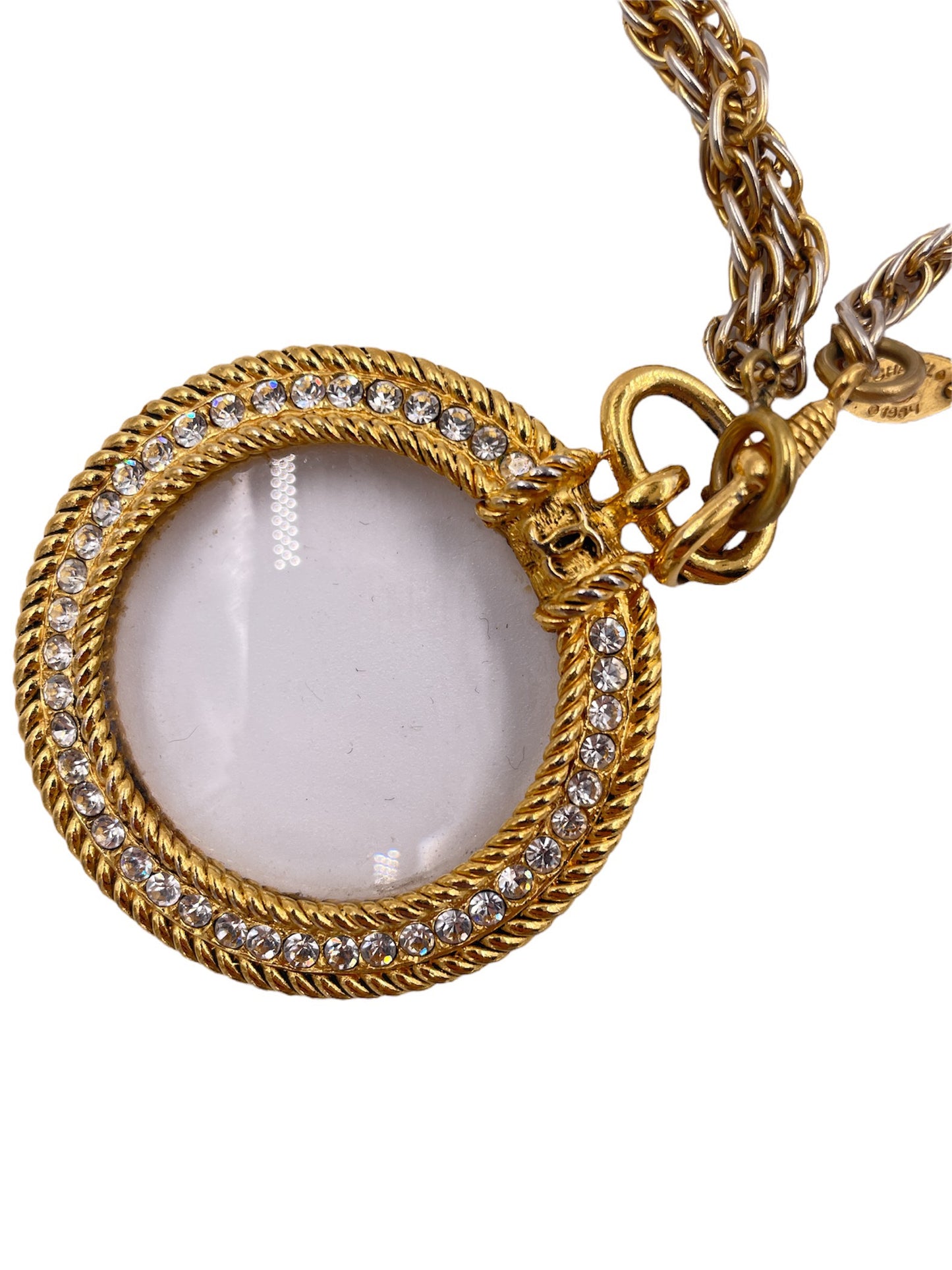 Chanel 1984 Magnifying glass necklace - The Kit Vintage