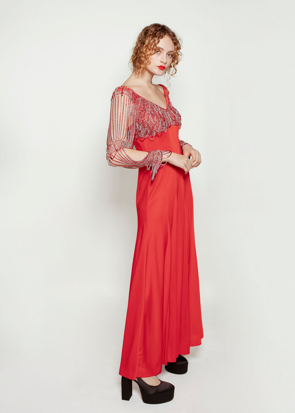 Loris Azzaro 70's Chain Mail Dress - The Kit Vintage