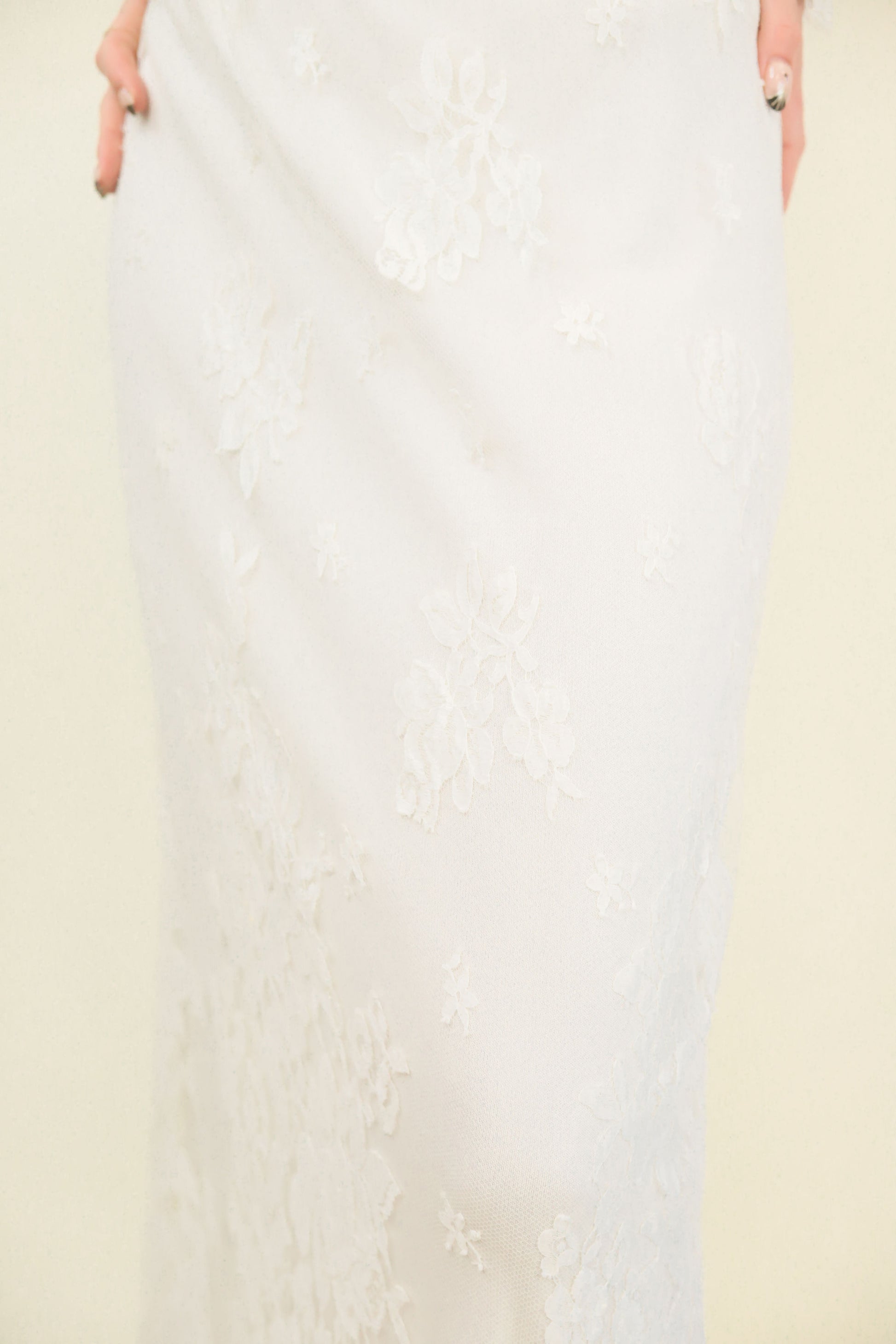 I. Magnin 70's Lace Gown - The Kit Vintage