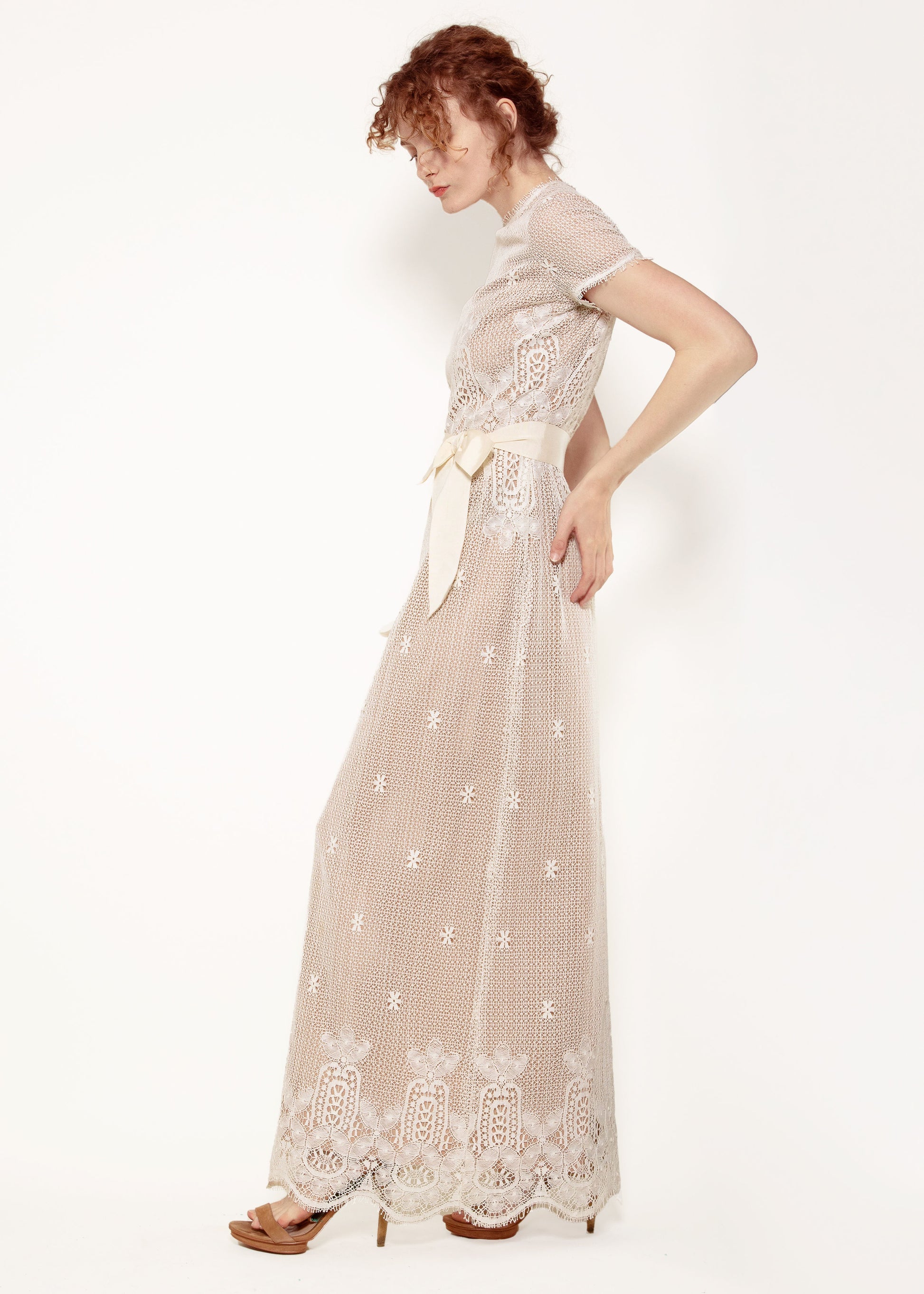 Pat Sandler Lace Gown - The Kit Vintage