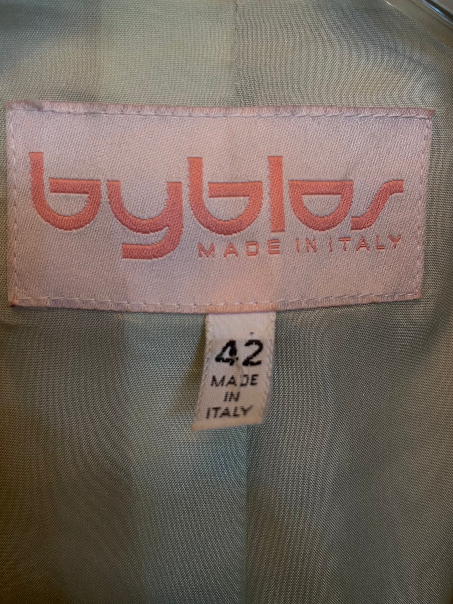 Byblos Mint Green Skirt Suit