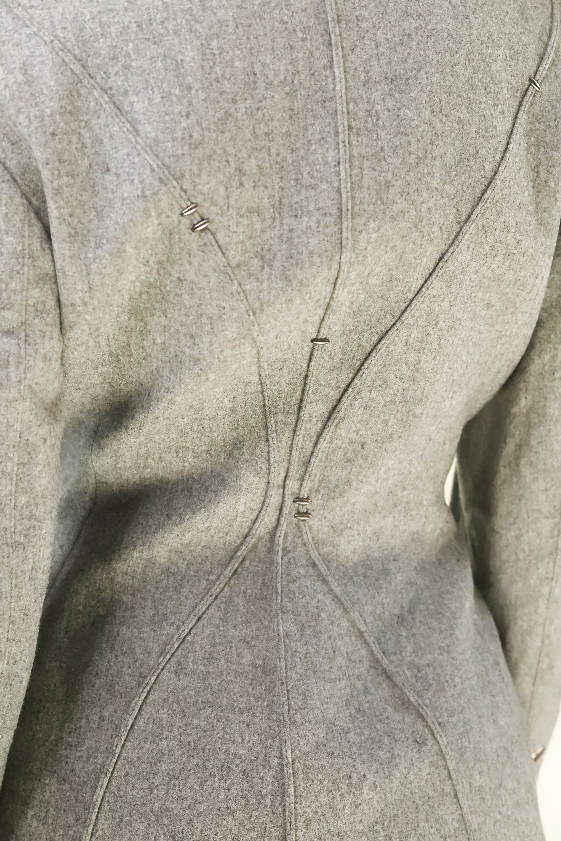 Claude Montana Gray Wool Suit - The Kit Vintage
