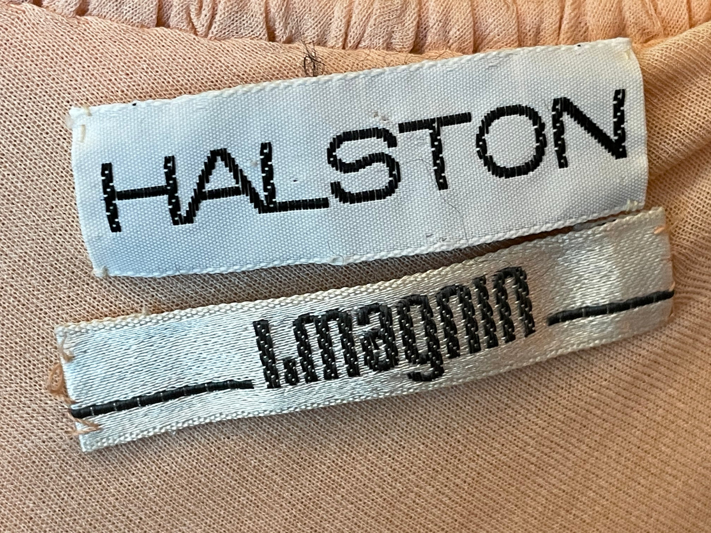 Halston Rose Colored I.Magnin Dress - The Kit Vintage