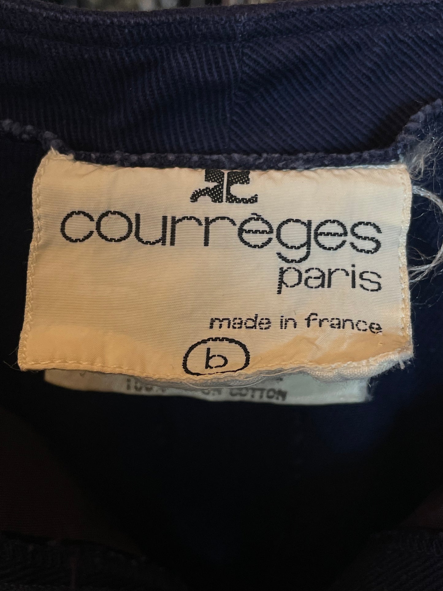 Courreges Navy Pants