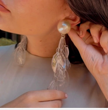 Large Drop Lucite Earrings - The Kit Vintage