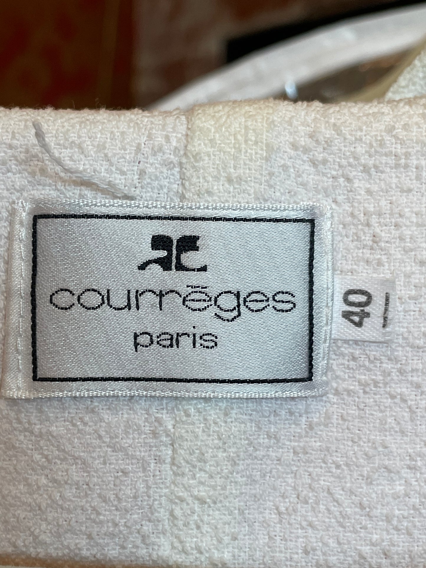 Courreges Pink Coat W/ Terry Cloth Lining & Toggle Closures
