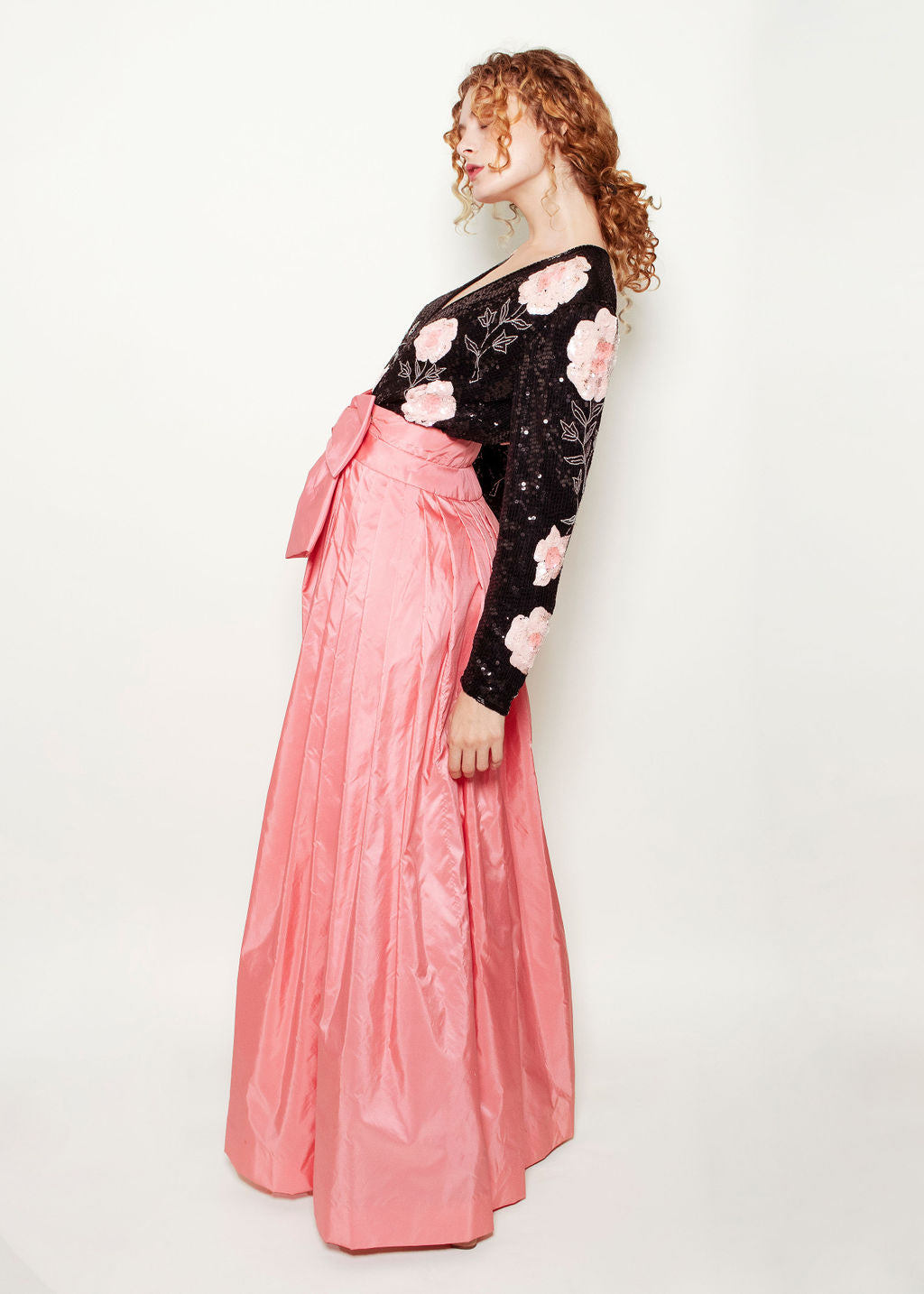 Lillie Rubin Sequin & Taffeta Gown - The Kit Vintage