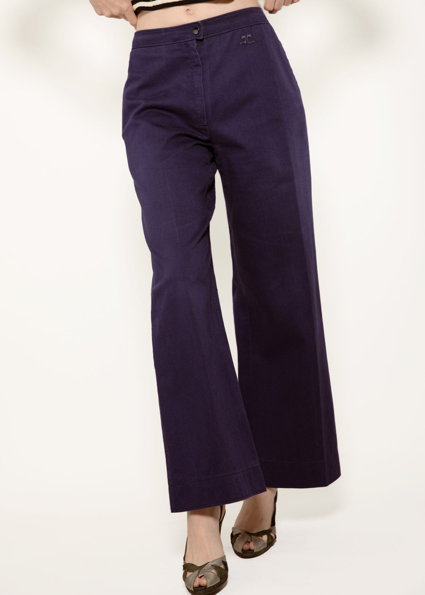 Courreges Navy Pants