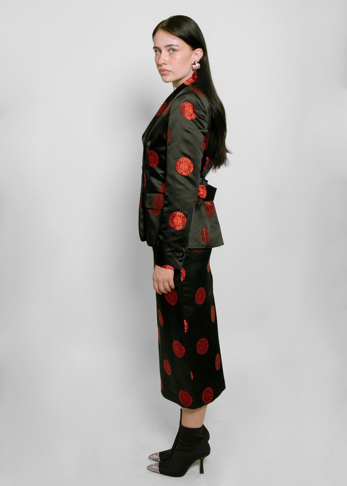 Susan Becker Chinoiserie Skirt Suit