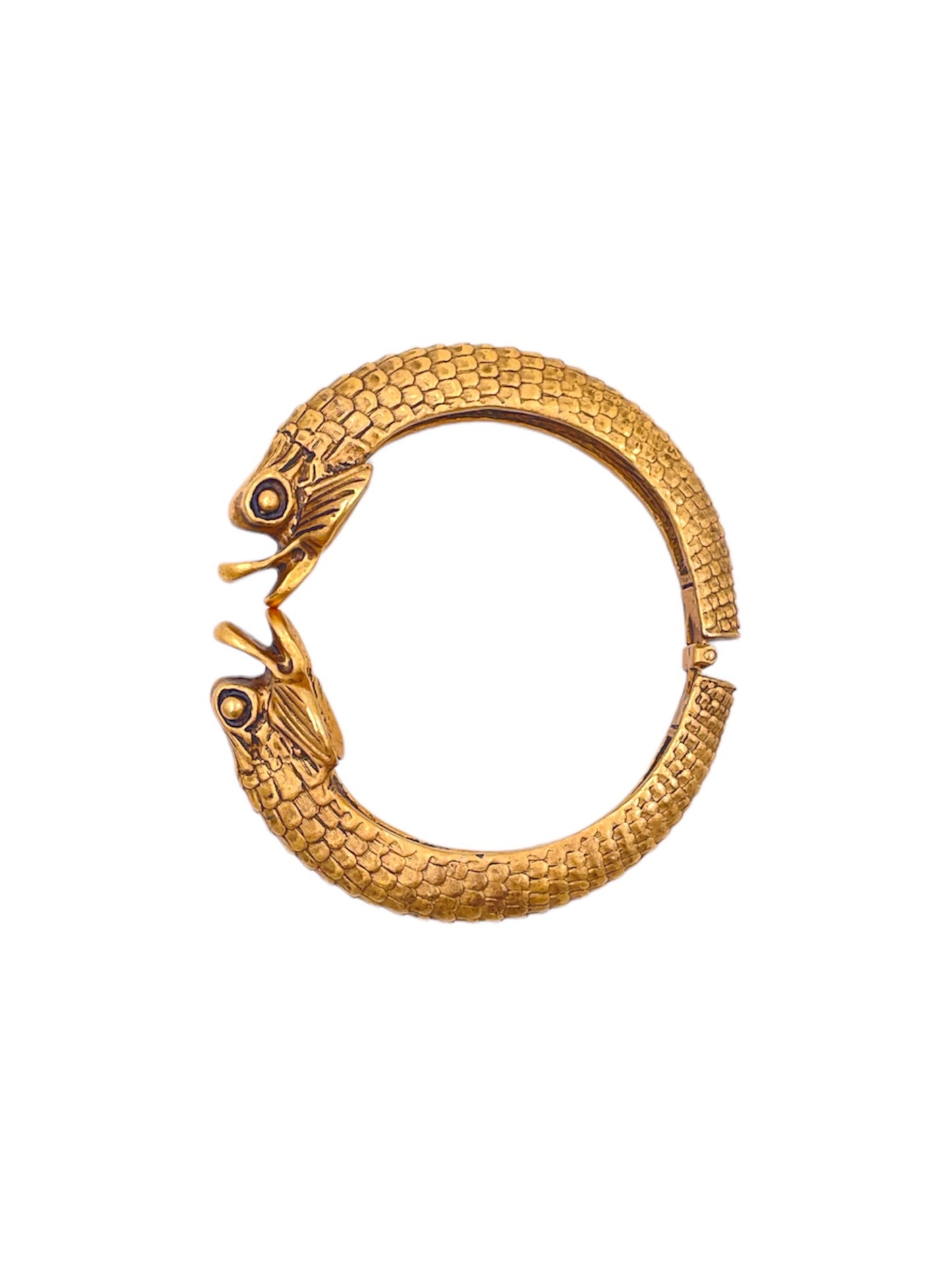 Elizabeth Cole double fish Bangle - The Kit Vintage